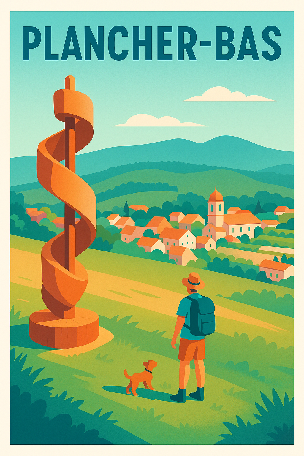Affiche de Plancher-Bas - Un havre de nature et tranquillité