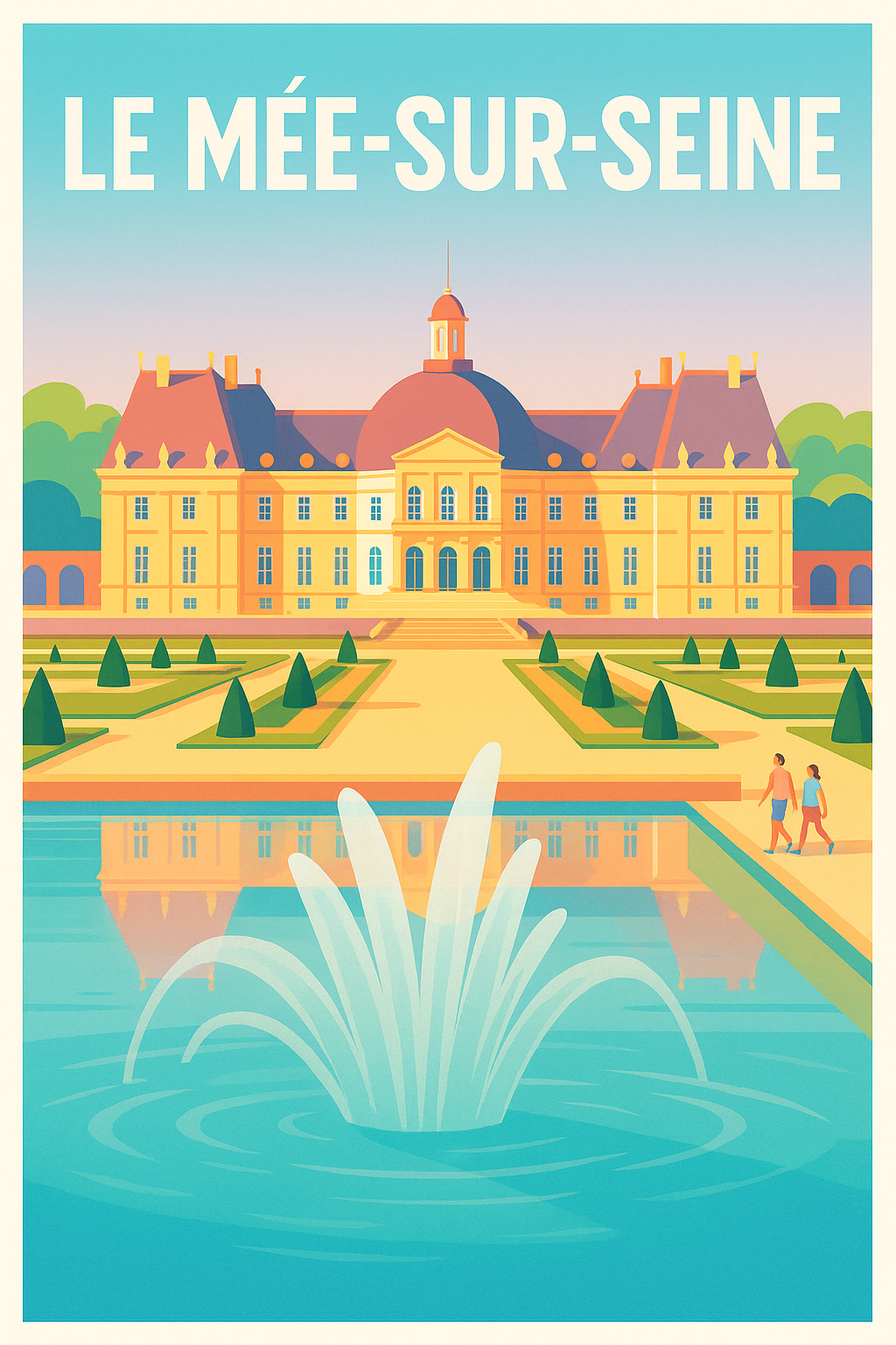 Affiche de Le Mée-sur-Seine - Élégance et Sérénité au Château