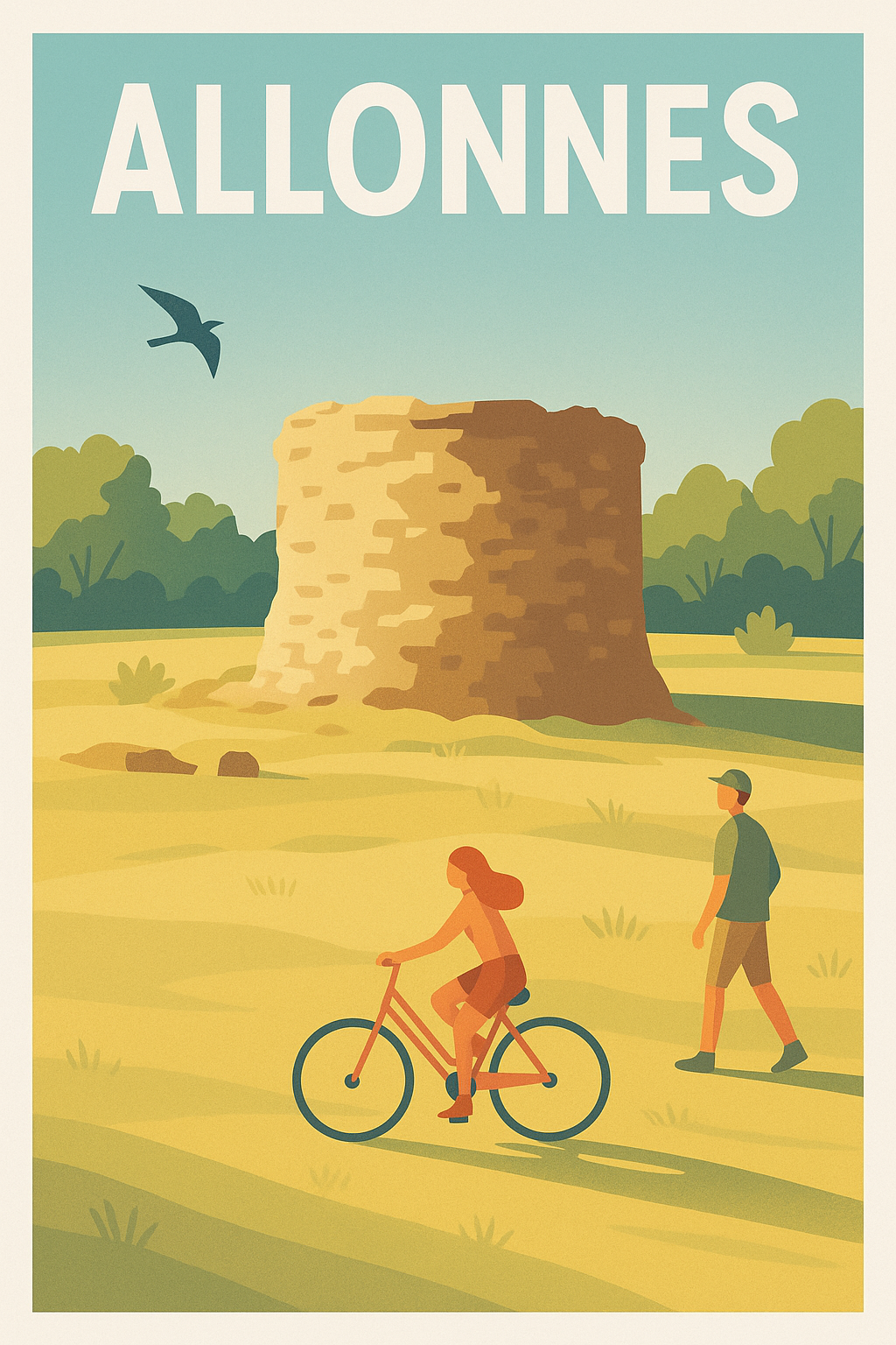 Affiche de Allonnes - Évasion et douceur au cœur de la nature