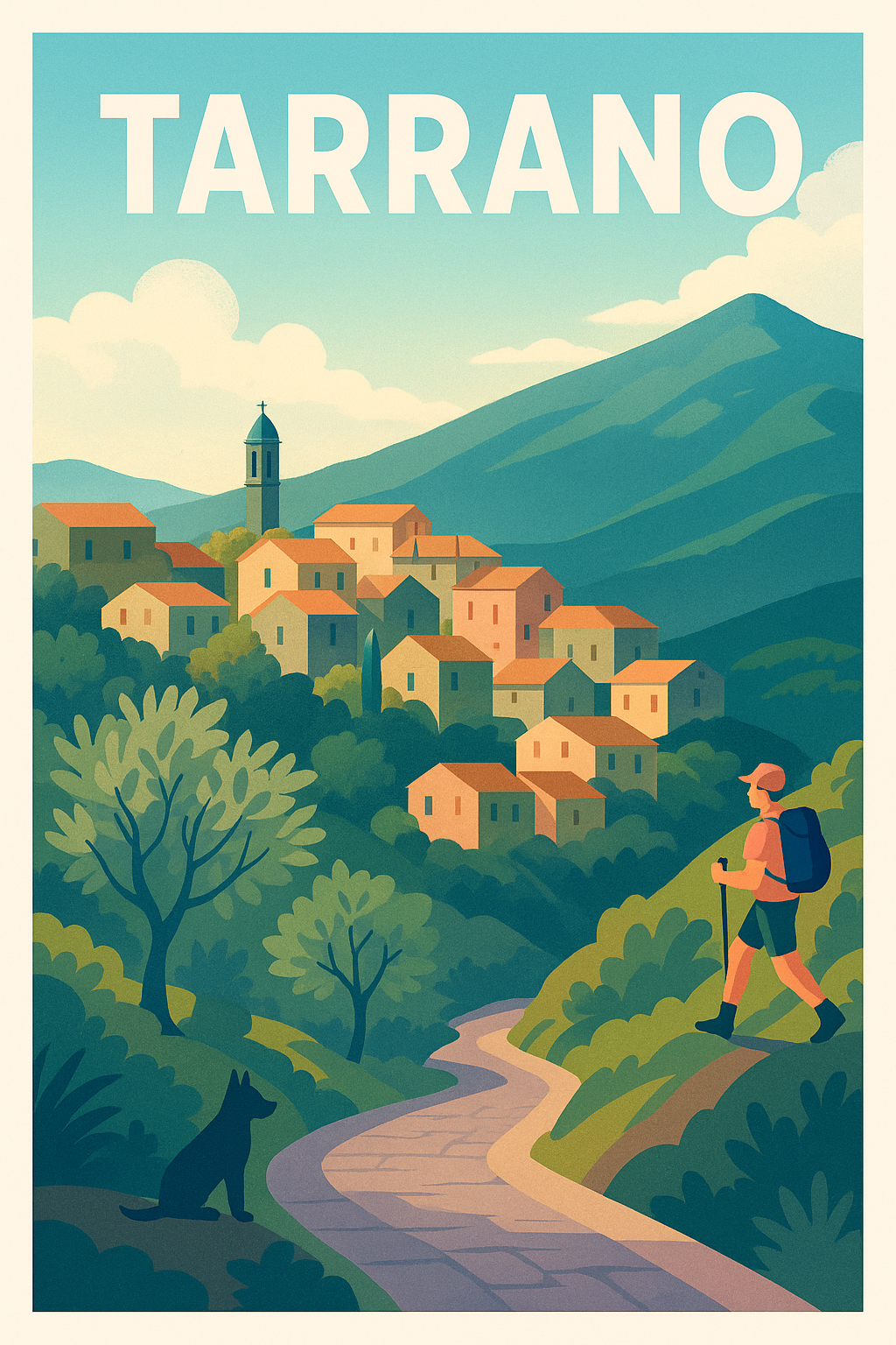 Affiche Tarrano — Escapade pittoresque en pleine nature · poster d'art de Tarrano