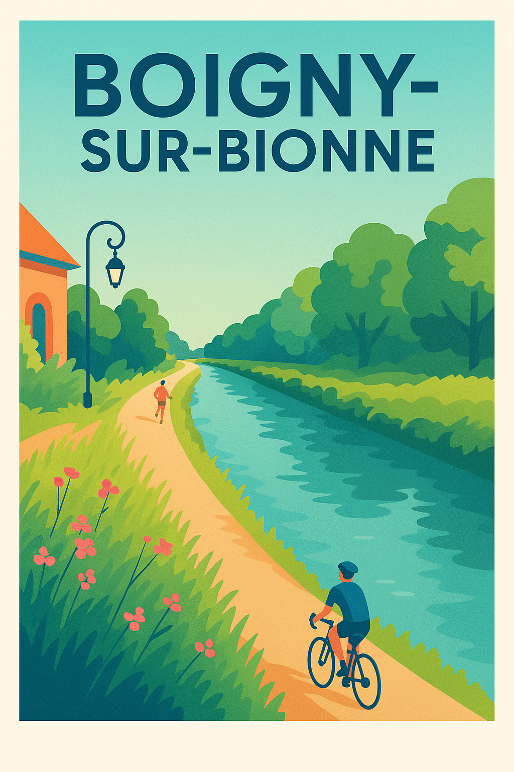 Affiche de Boigny-sur-Bionne - Promenade paisible au bord de l'eau