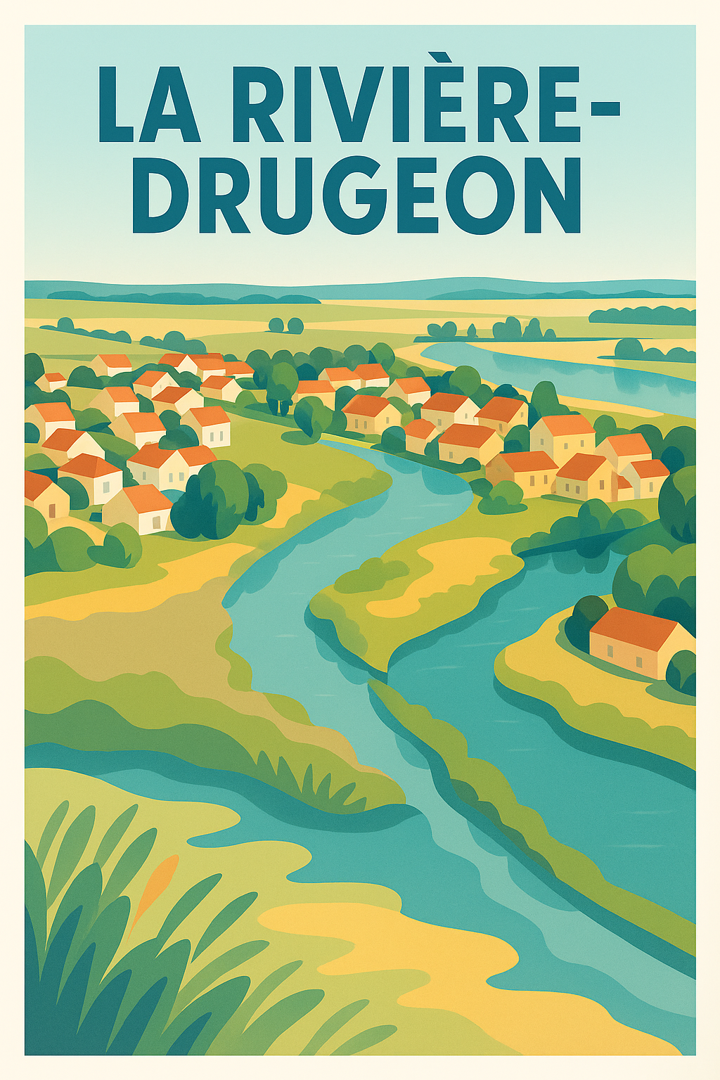 Affiche de La Rivière-Drugeon - Charme paisible au fil de l'eau