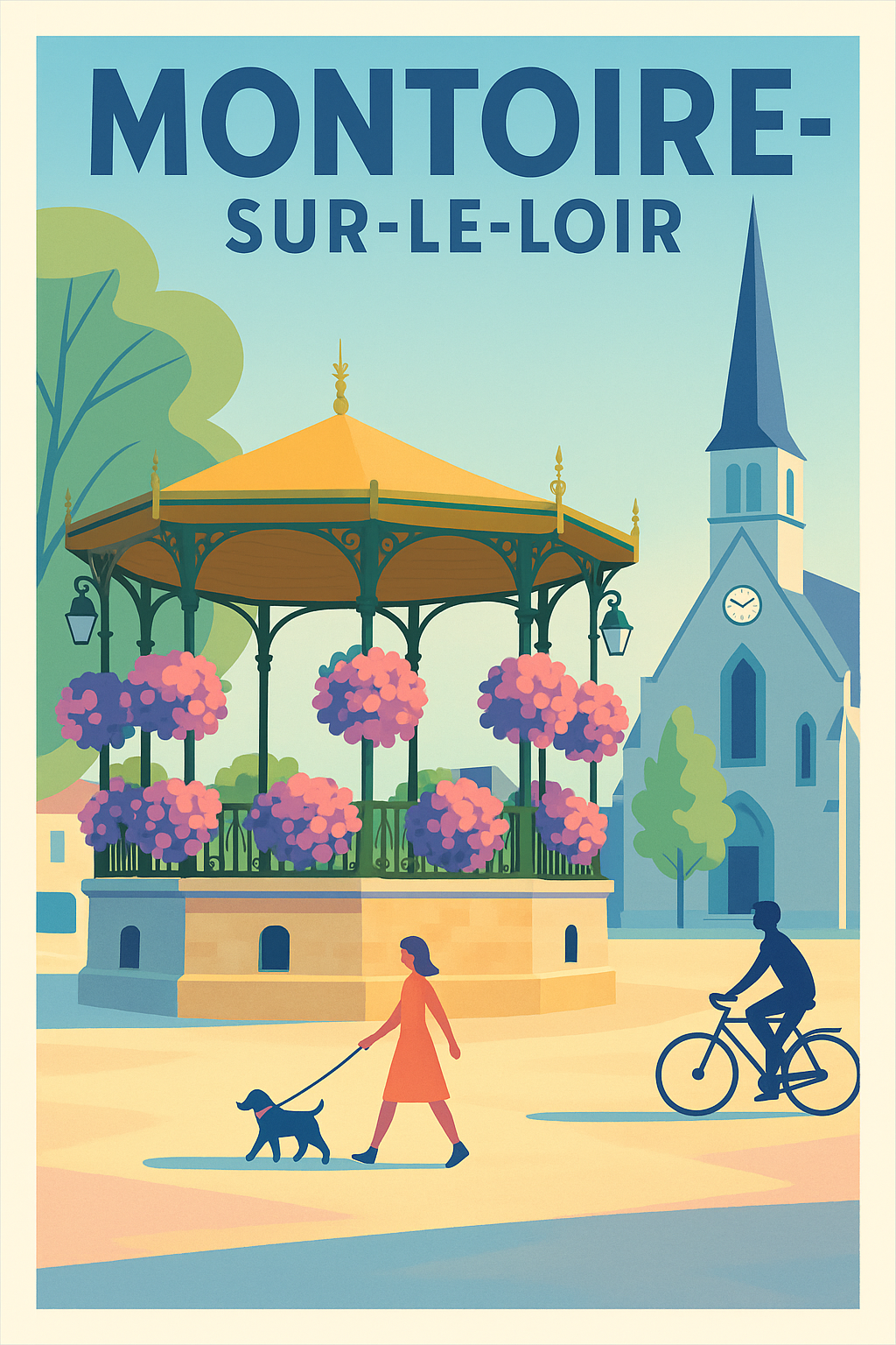 Affiche de Montoire-sur-le-Loir - Charme et douceur de vivre en plein cœur du Loir-et-Cher