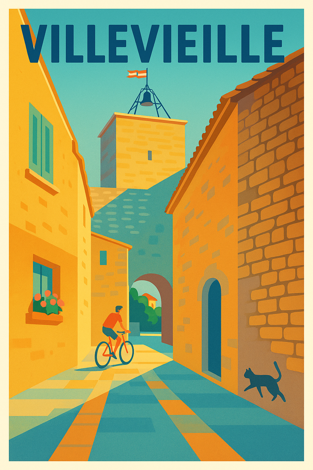 Affiche de Villevieille - Balade lumineuse au cœur du village
