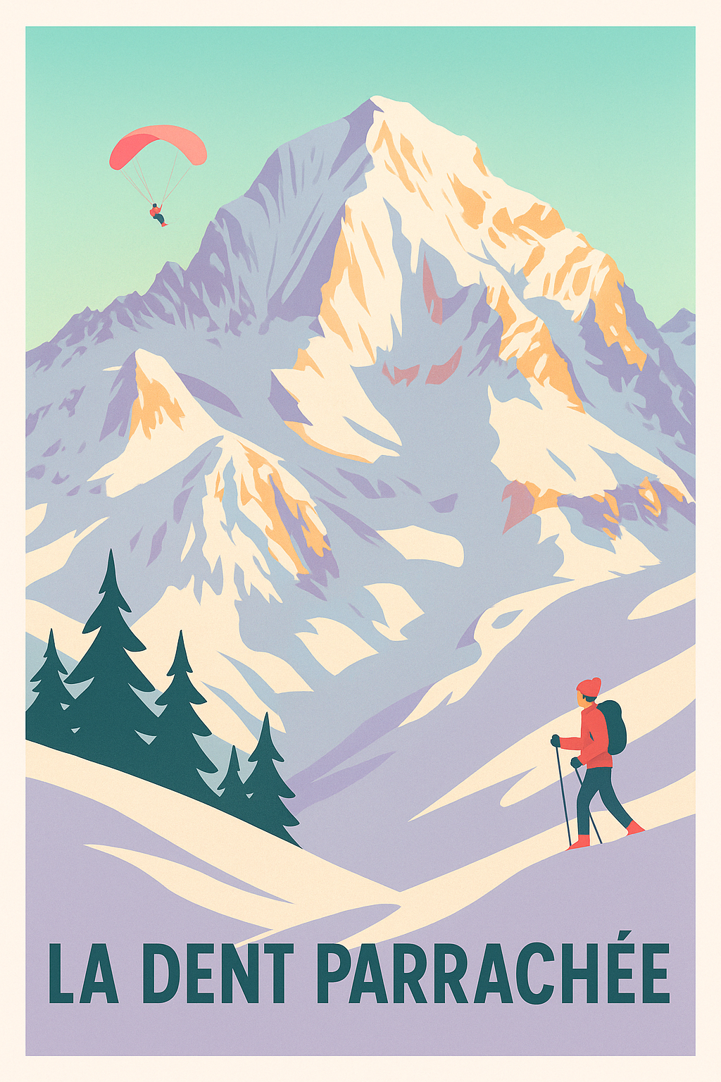 Affiche de La Dent Parrachée - Évasion en haute montagne