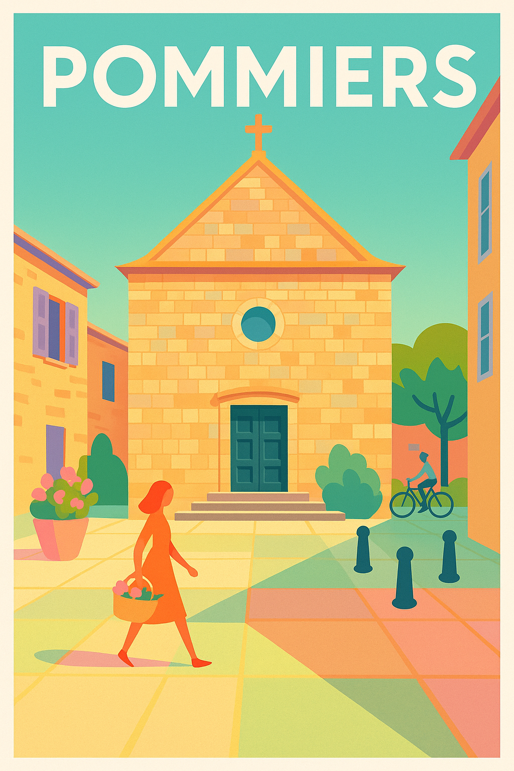Affiche de Pommiers - Charme paisible au cœur du village