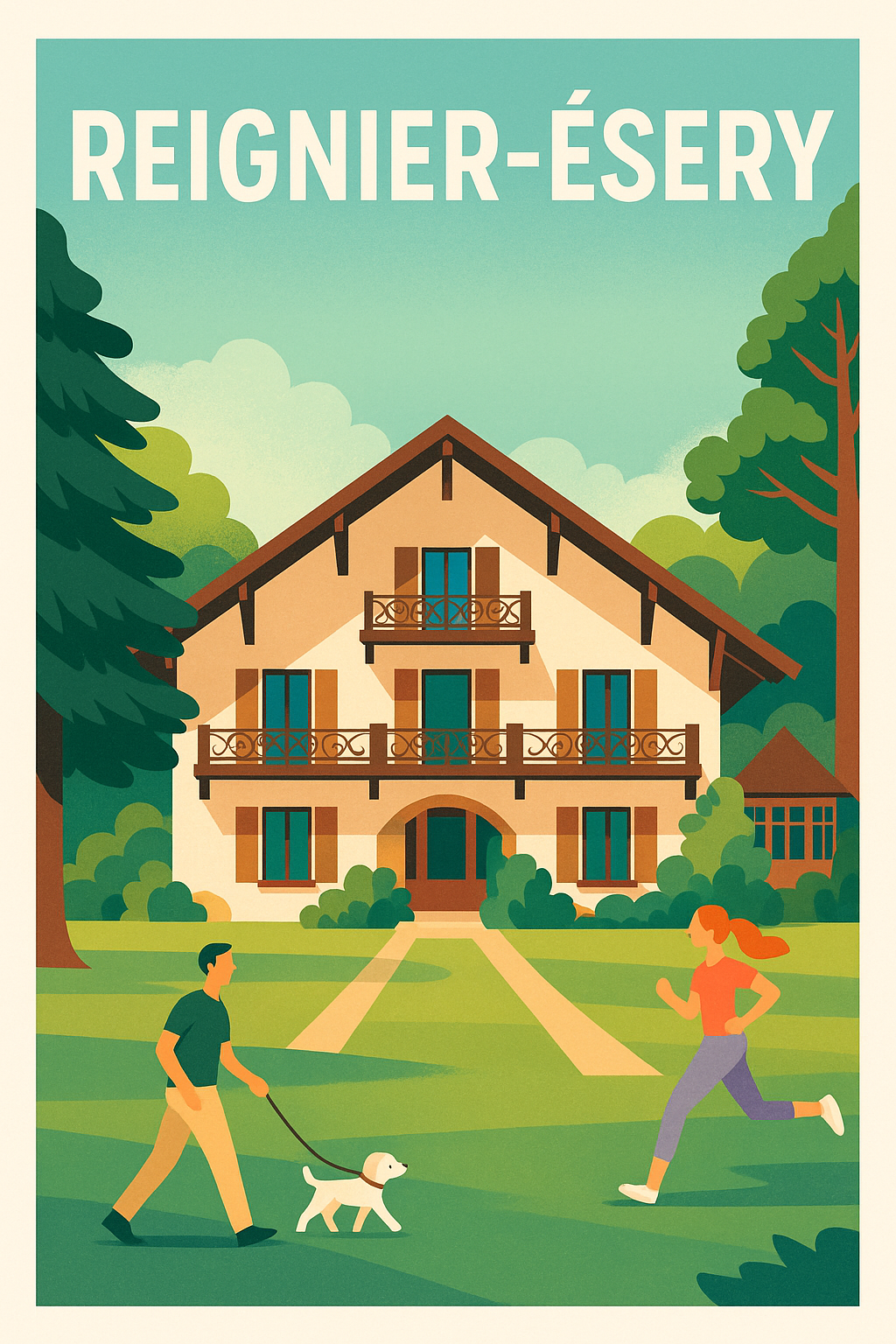 Affiche de Reignier-Ésery - Ambiance paisible et nature