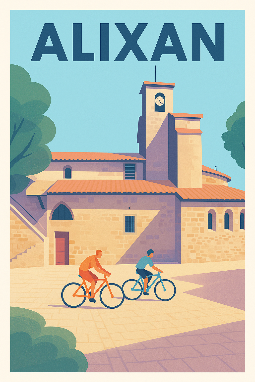 Affiche de Alixan - Flânerie à vélo au cœur du village