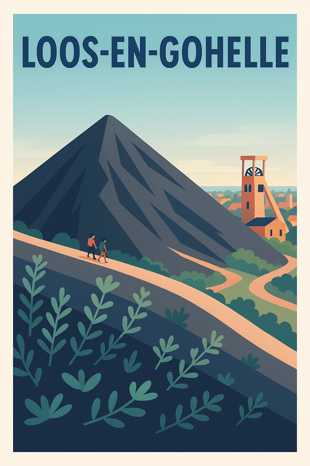 Affiche de Loos-en-Gohelle - Terre des terrils et histoire minière