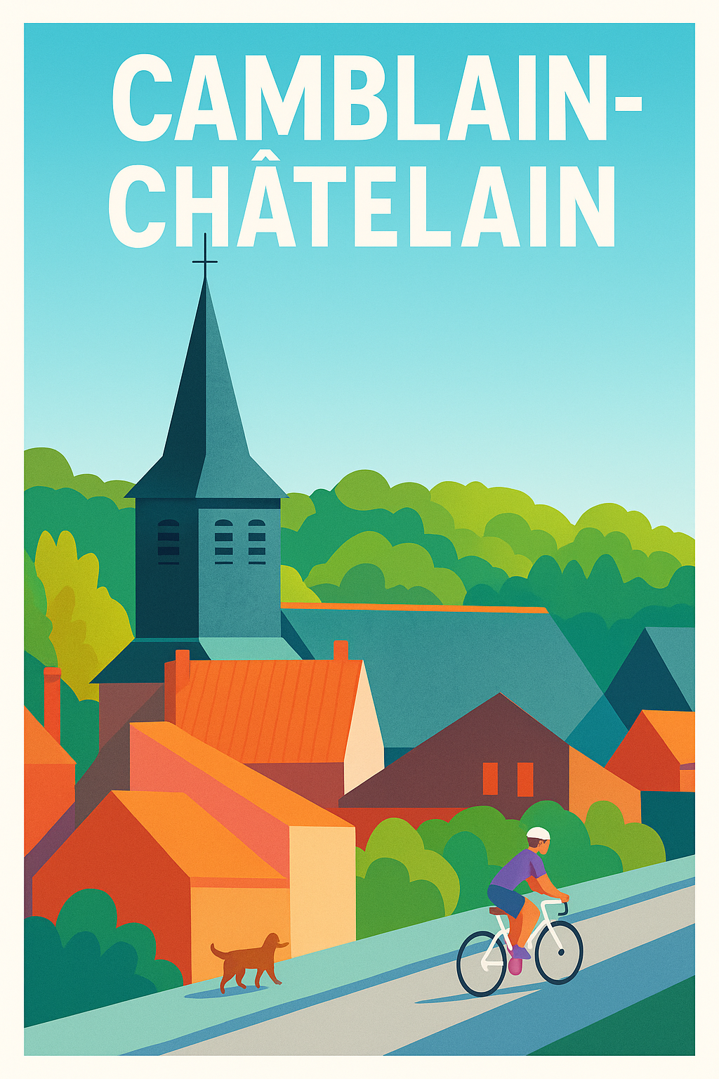 Affiche de Camblain-Châtelain - Charme paisible et nature préservée