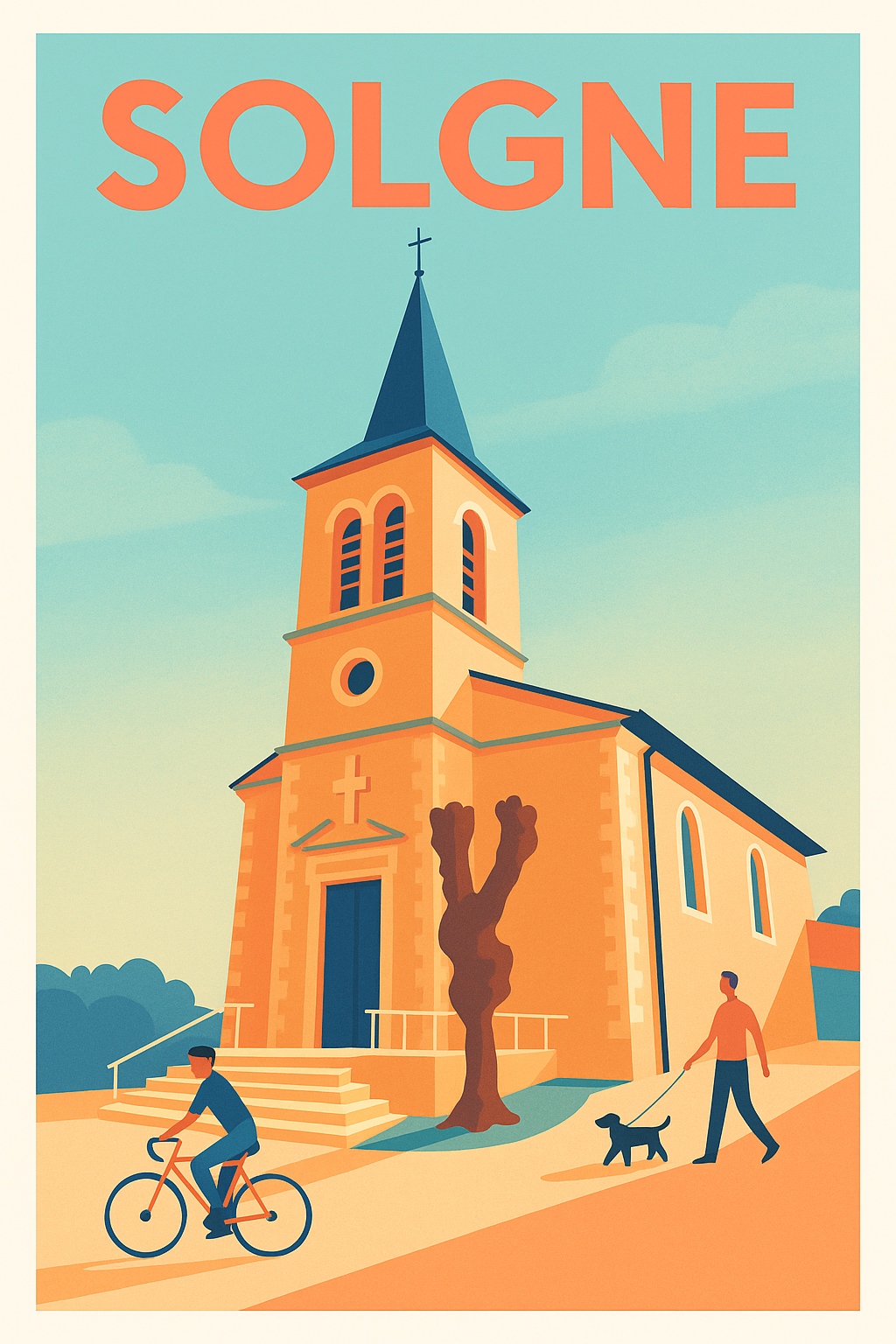 Affiche de Solgne - Tranquillité et charme villageois