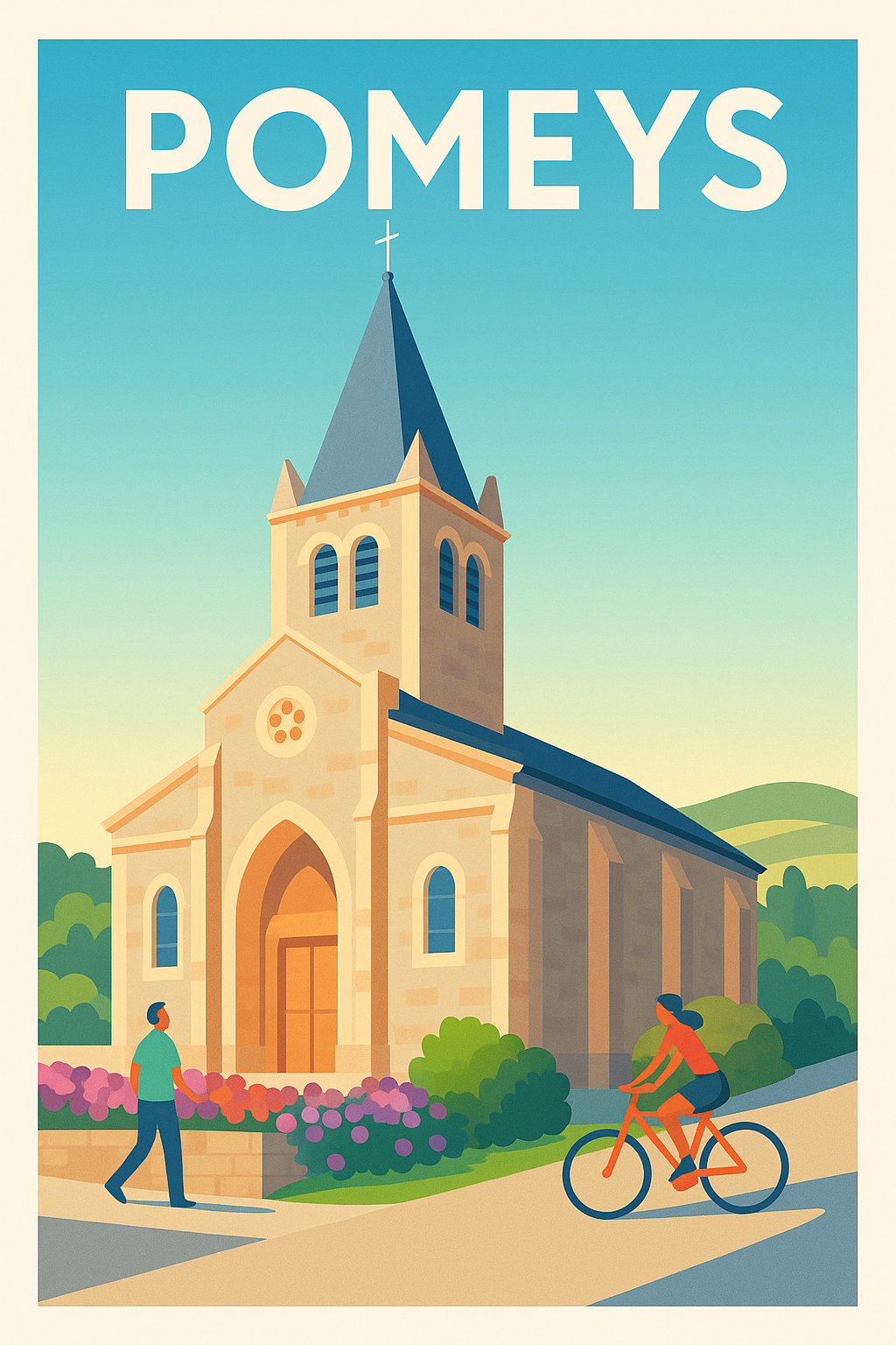 Affiche de Pomeys - Harmonie et quiétude au cœur du village