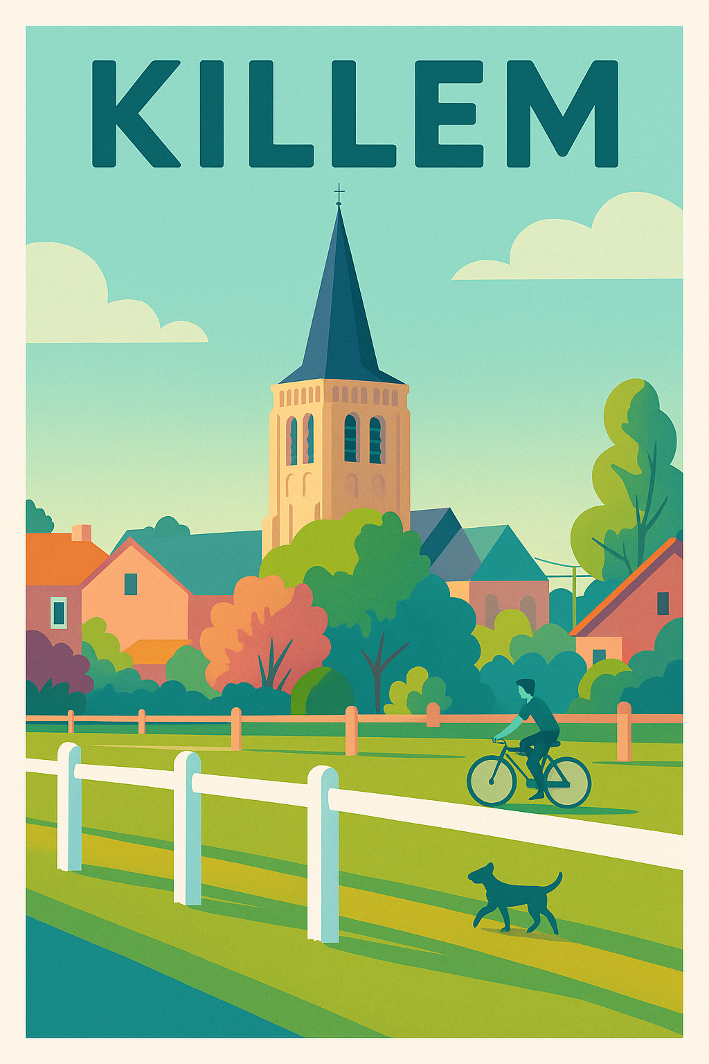 Affiche de Killem - Le charme paisible de la campagne flamande