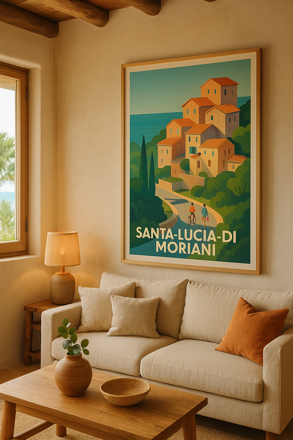 Mise en situation Affiche de Santa-Lucia-di-Moriani - Escapade méditerranéenne paisible