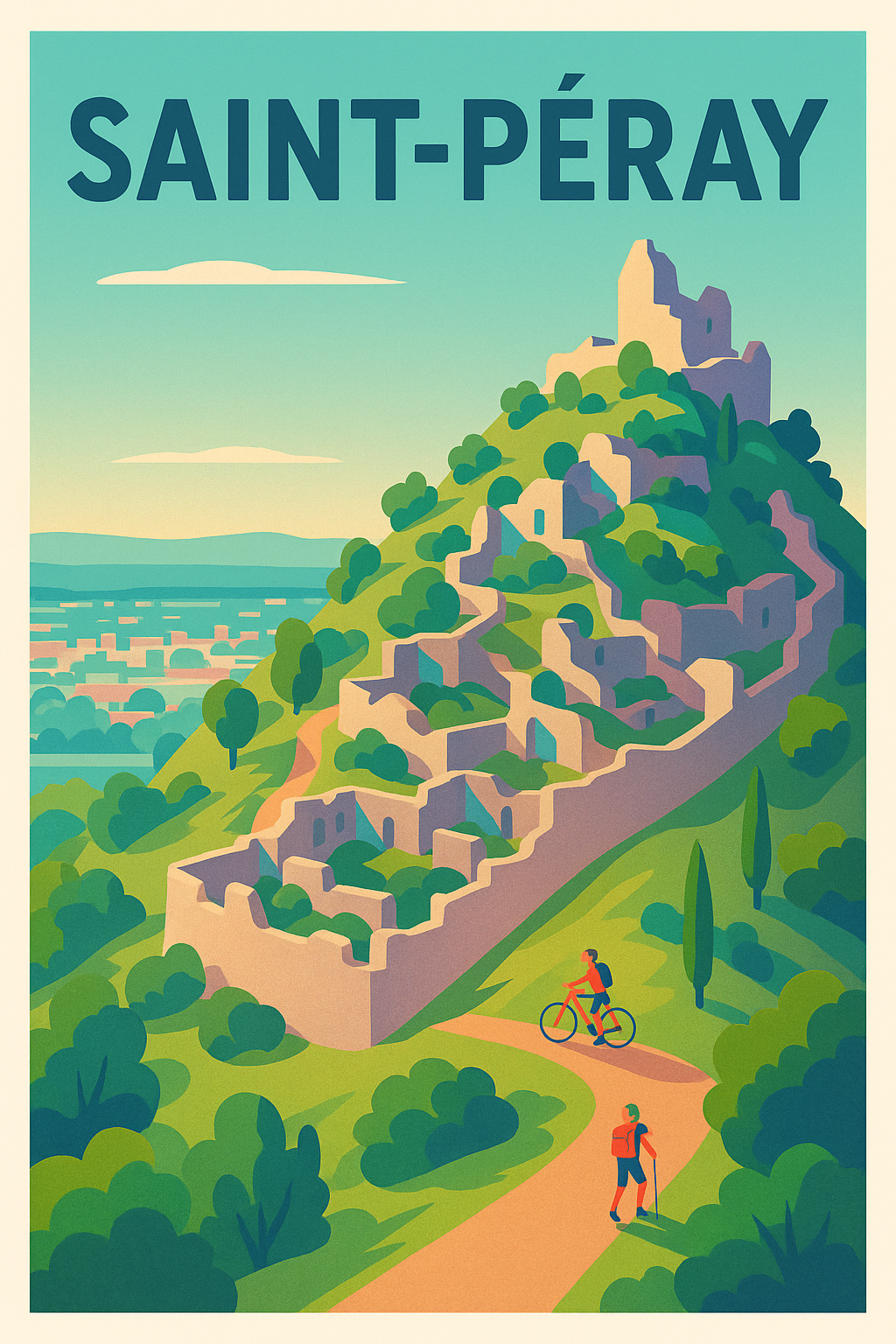 Affiche de Saint-Péray - L’évasion au cœur des ruines anciennes