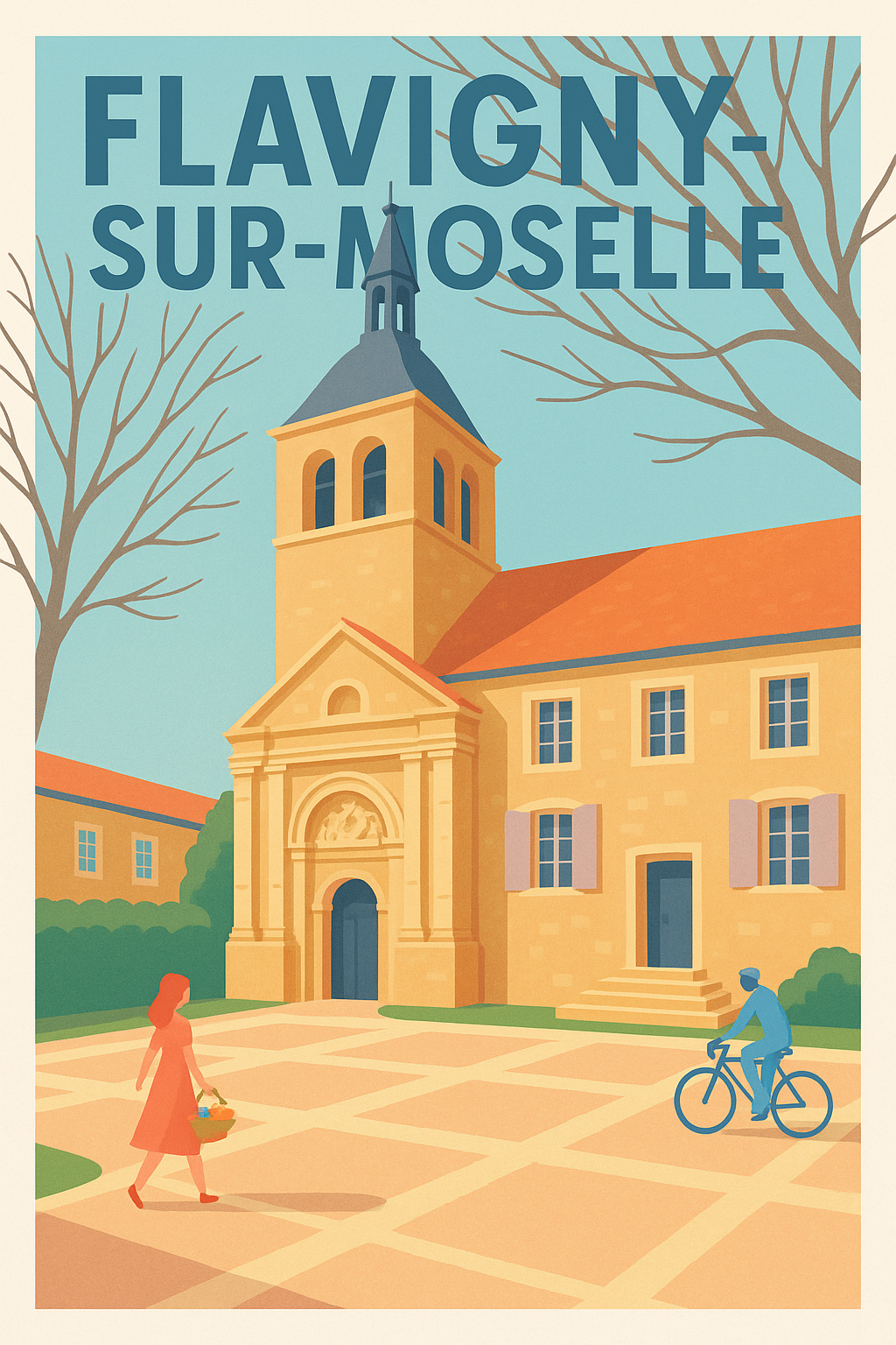 Affiche de Flavigny-sur-Moselle - Charme authentique et tranquillité
