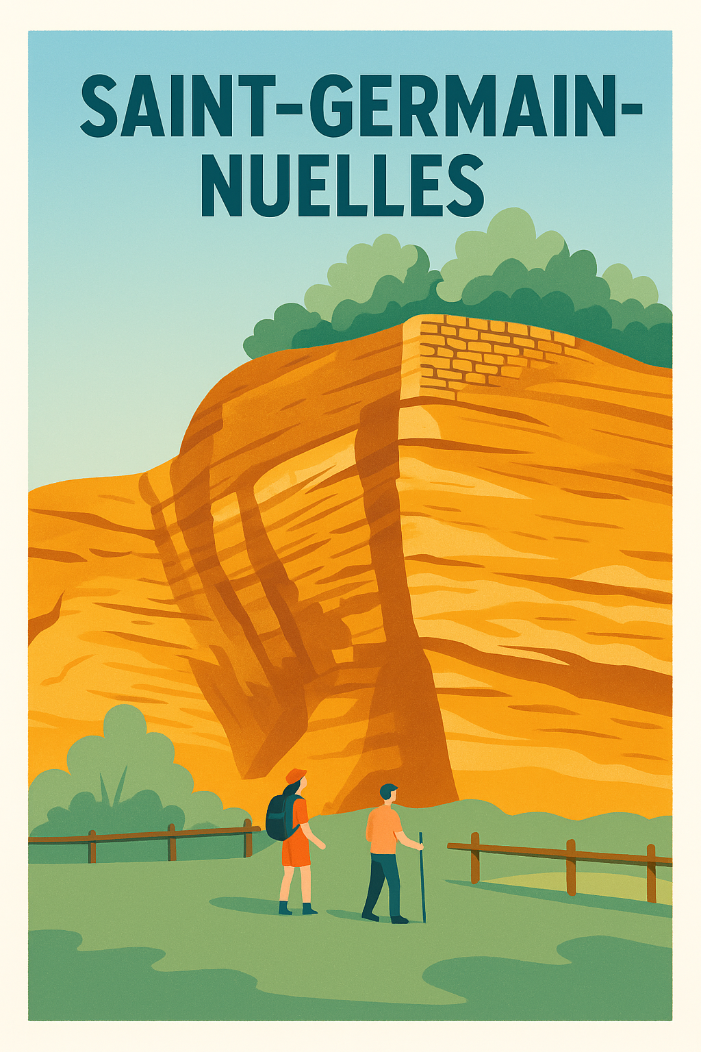Affiche de Saint-Germain-Nuelles - L'émerveillement naturel à chaque pas