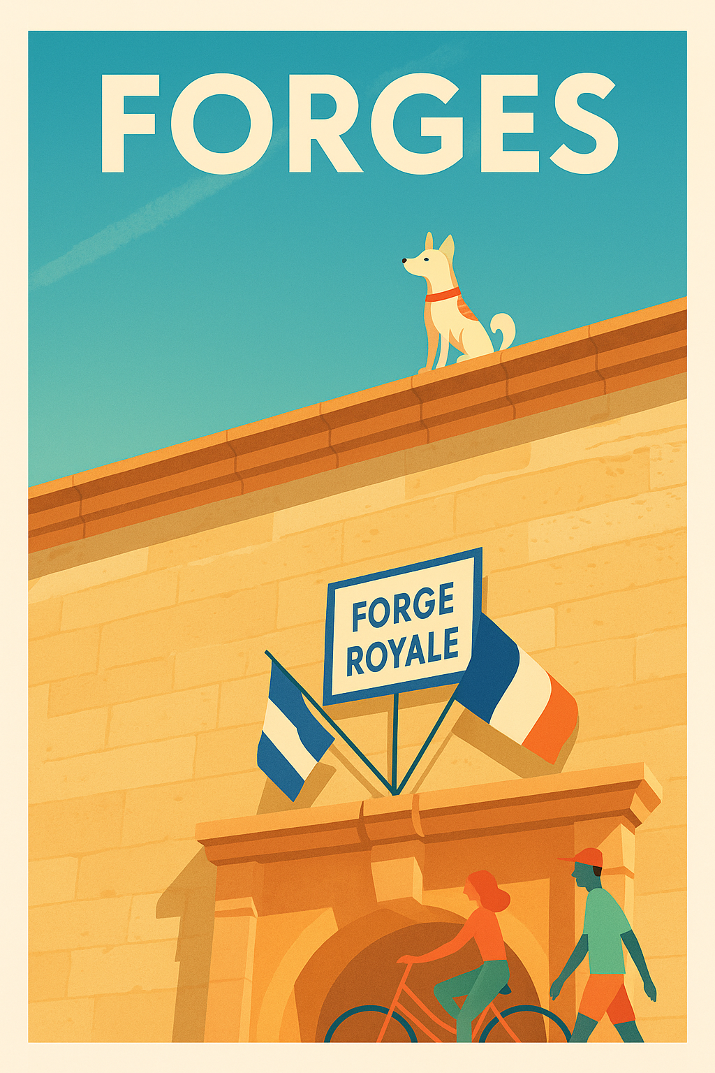 Affiche de Forges - Charme royal et douceur de vivre