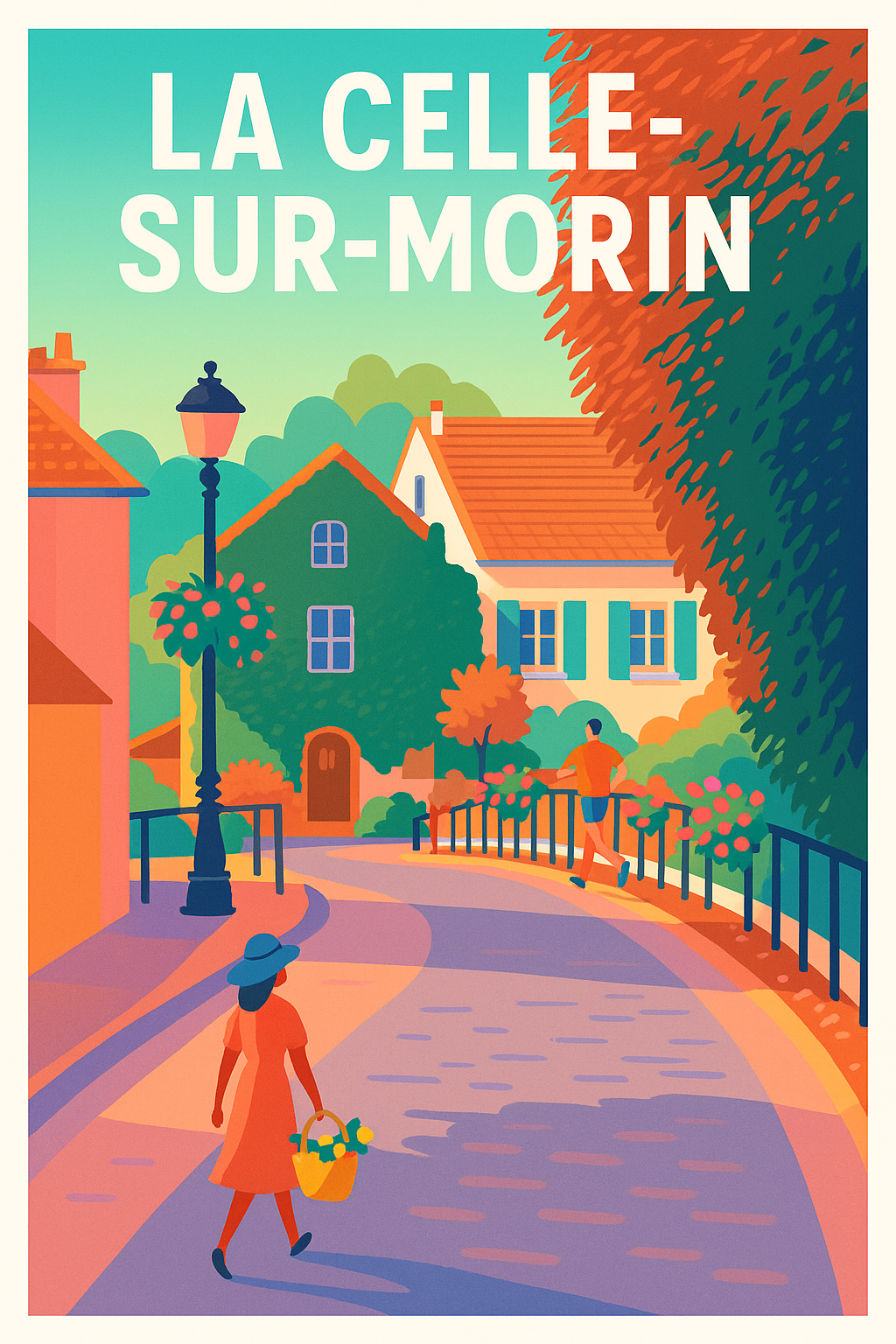 Affiche de La Celle-sur-Morin - Charme et sérénité au cœur de la campagne