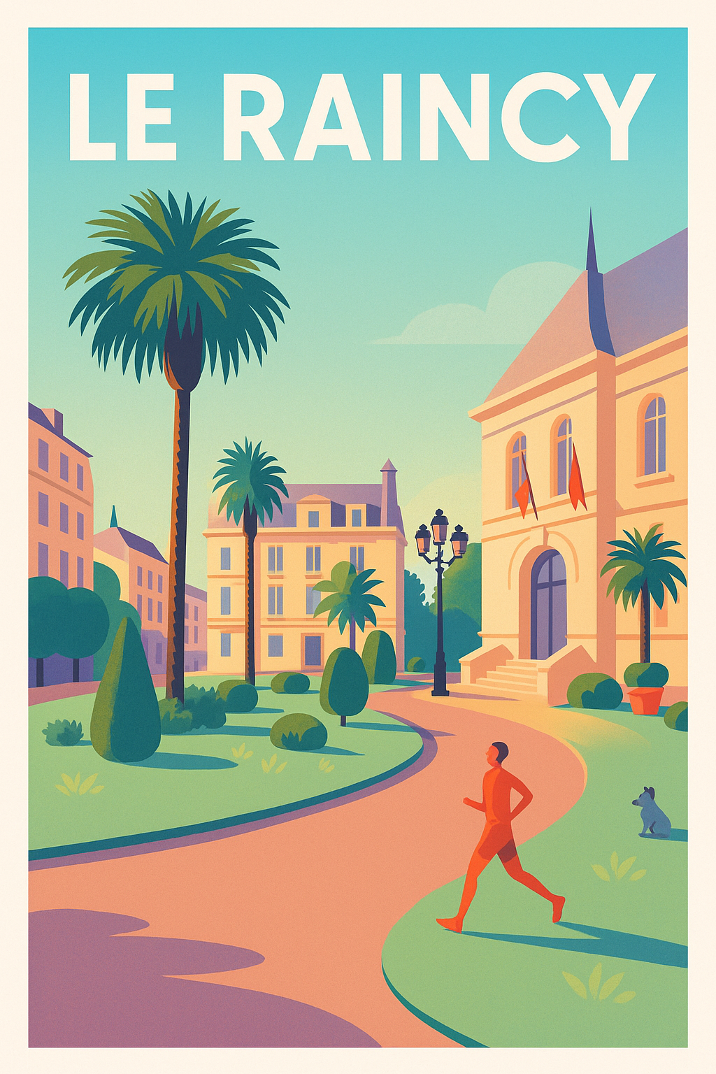Affiche de Le Raincy - Promenade ensoleillée au cœur de la ville