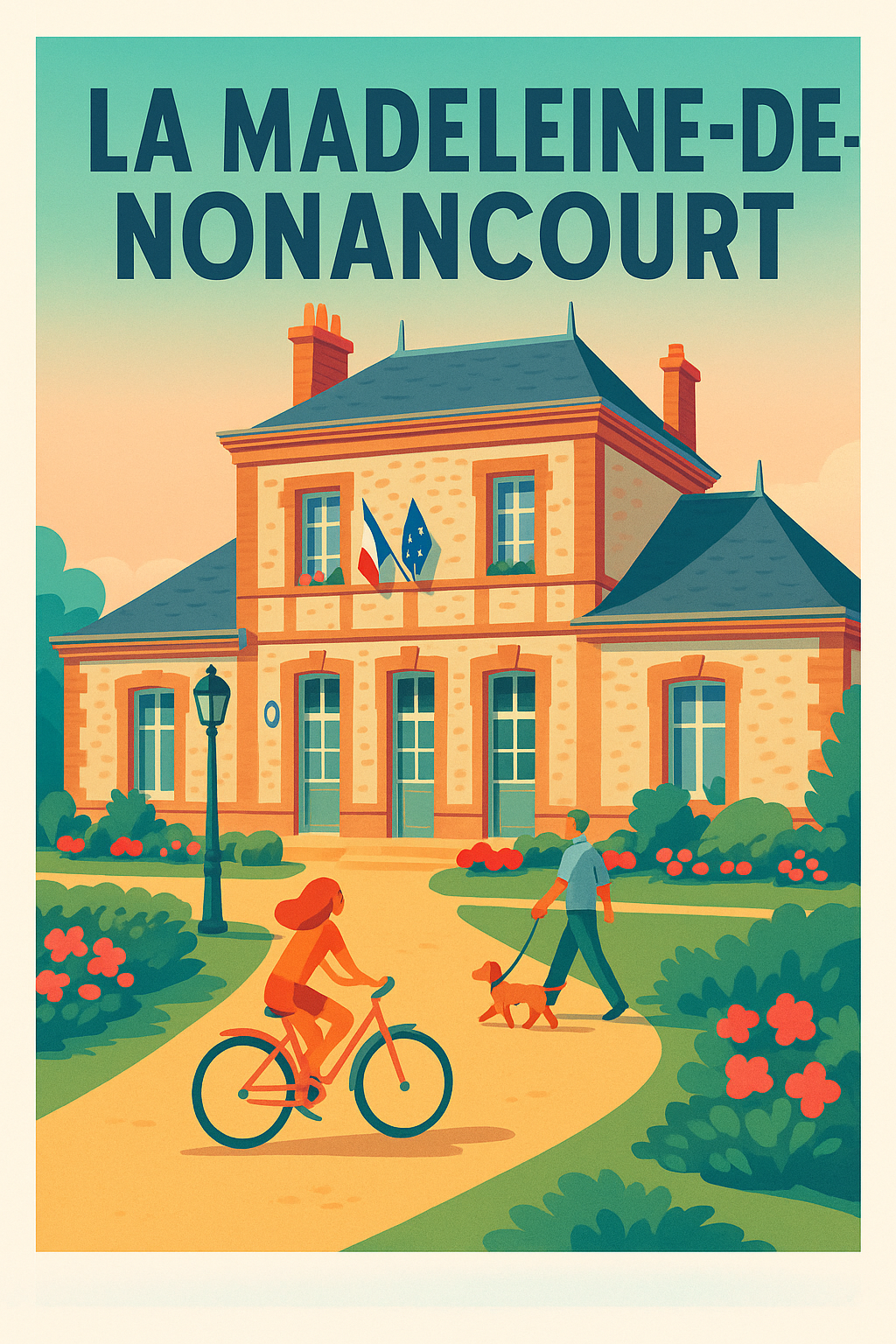 Affiche de La Madeleine-de-Nonancourt - Charme et douceur de vie normande