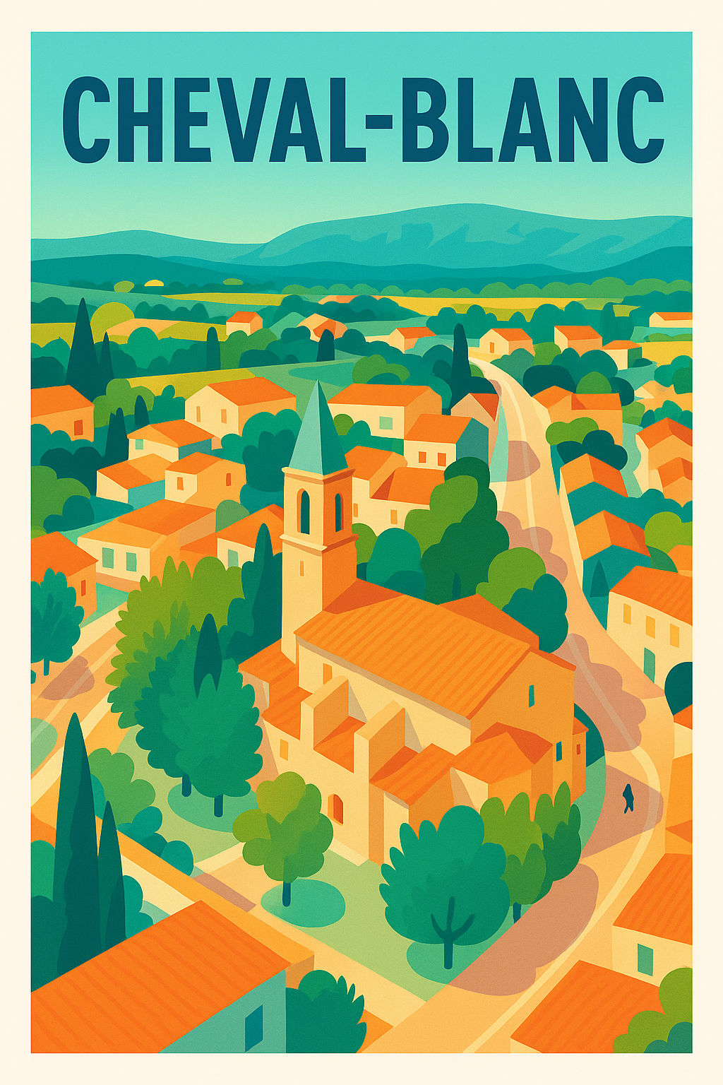 Affiche de Cheval-Blanc - Charme authentique du Sud
