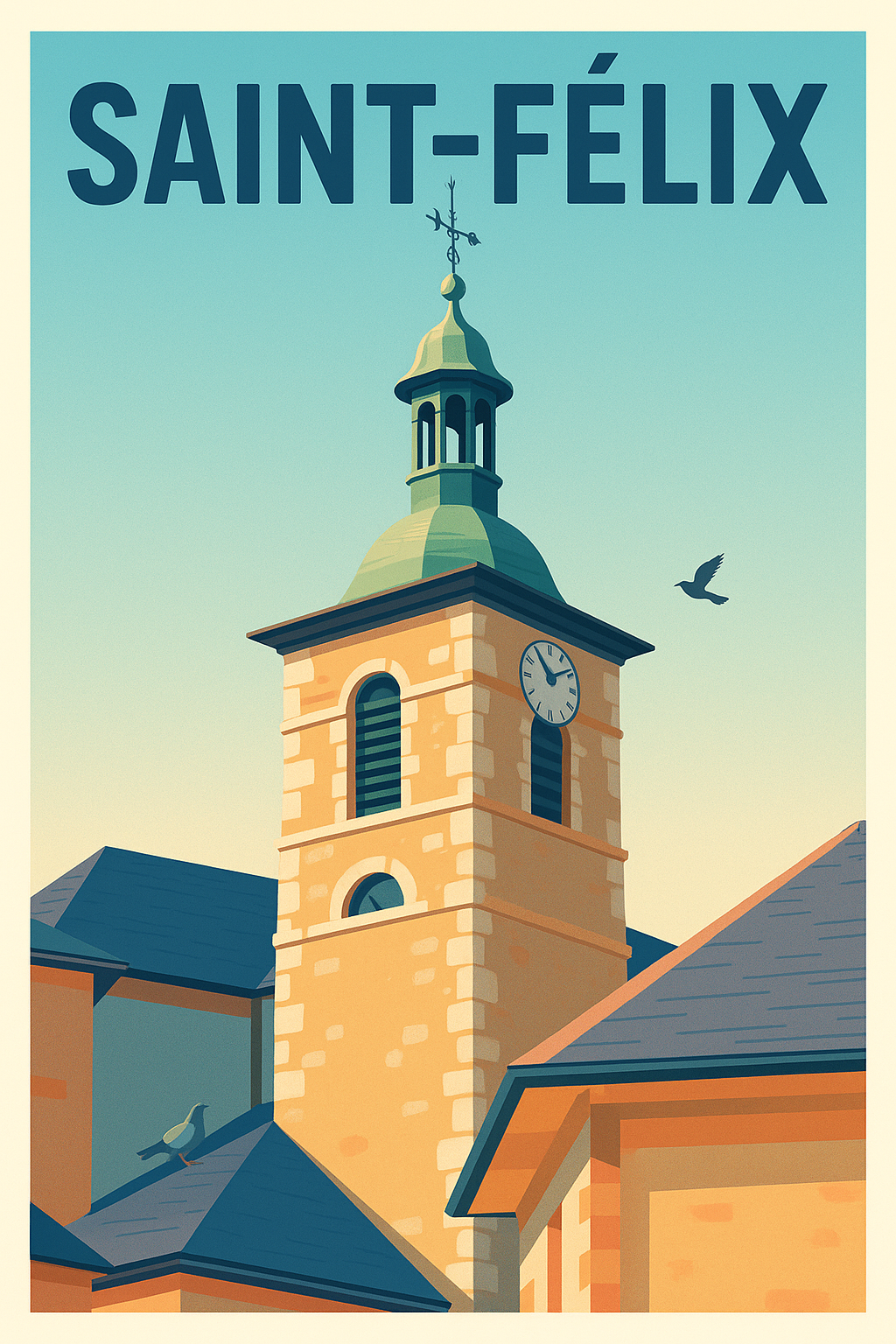 Affiche de Saint-Félix - Charme et Sérénité au Cœur du Village