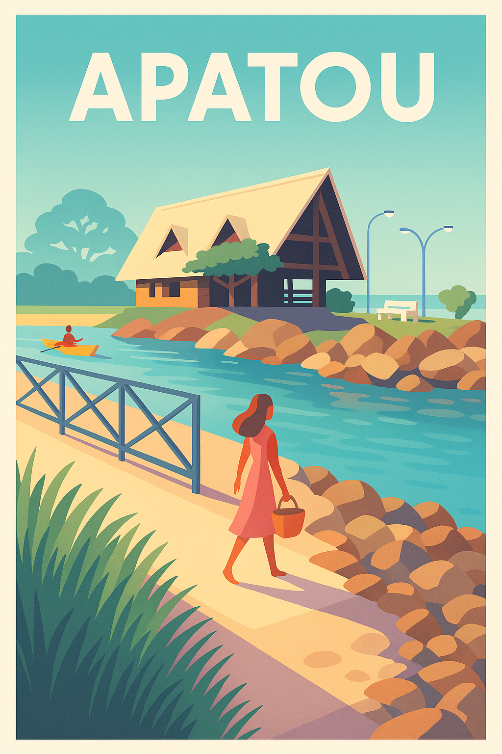 Affiche de Apatou - Promenade au bord de l'eau en douceur