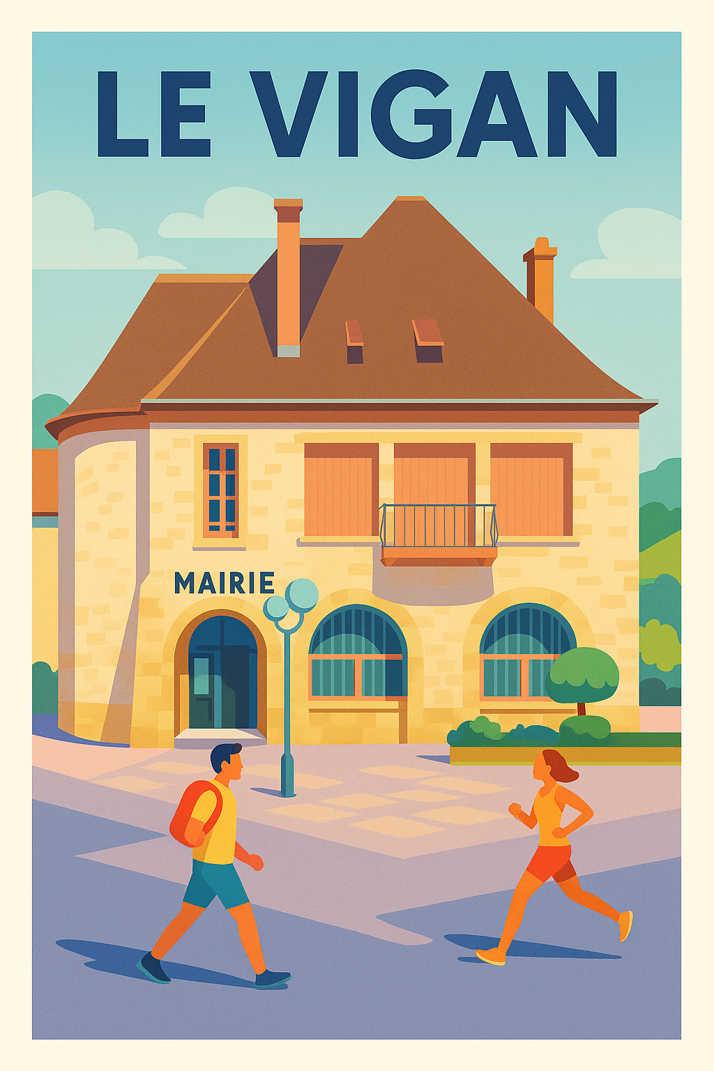 Affiche de Le Vigan - L'art de la vie au cœur de la ville