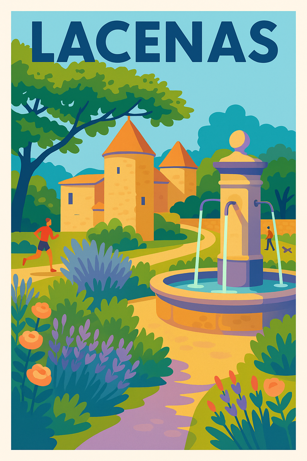 Affiche de Lacenas - L'art de la promenade en pleine nature