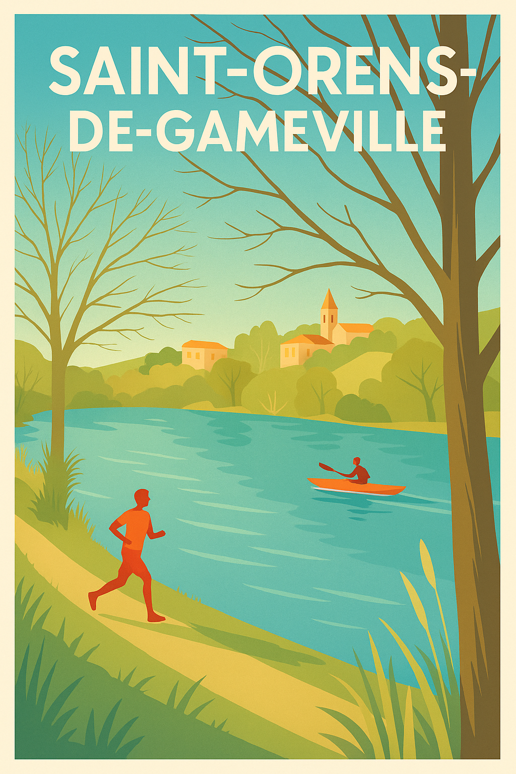 Affiche de Saint-Orens-de-Gameville - Évasion nature au fil de l'eau