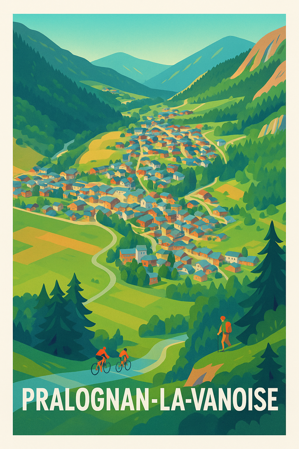 Affiche de Pralognan-la-Vanoise - Évasion en cœur de nature alpine