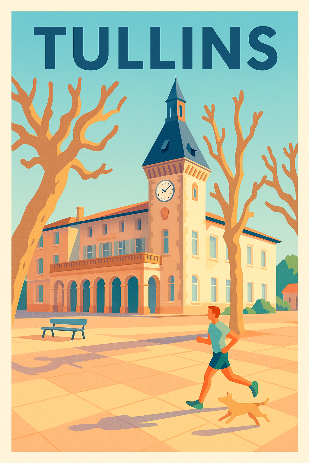 Affiche de Tullins - Charme et Sérénité au Cœur de la Ville