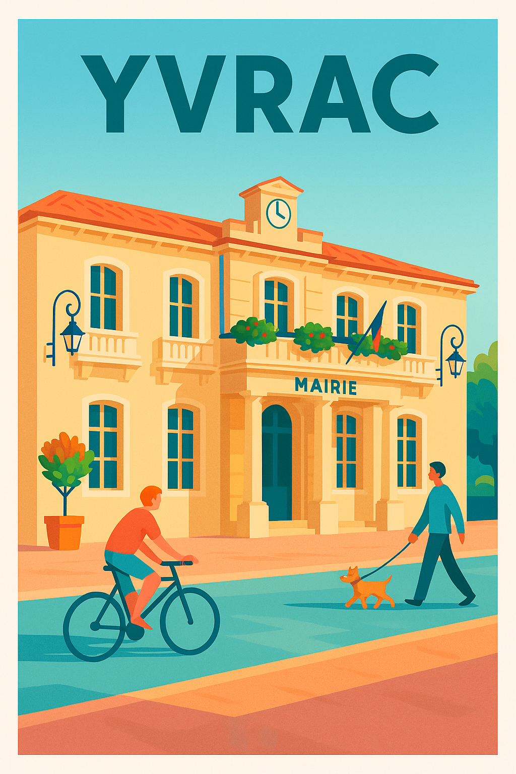 Affiche de Yvrac - Charme et vie locale au cœur de la Mairie