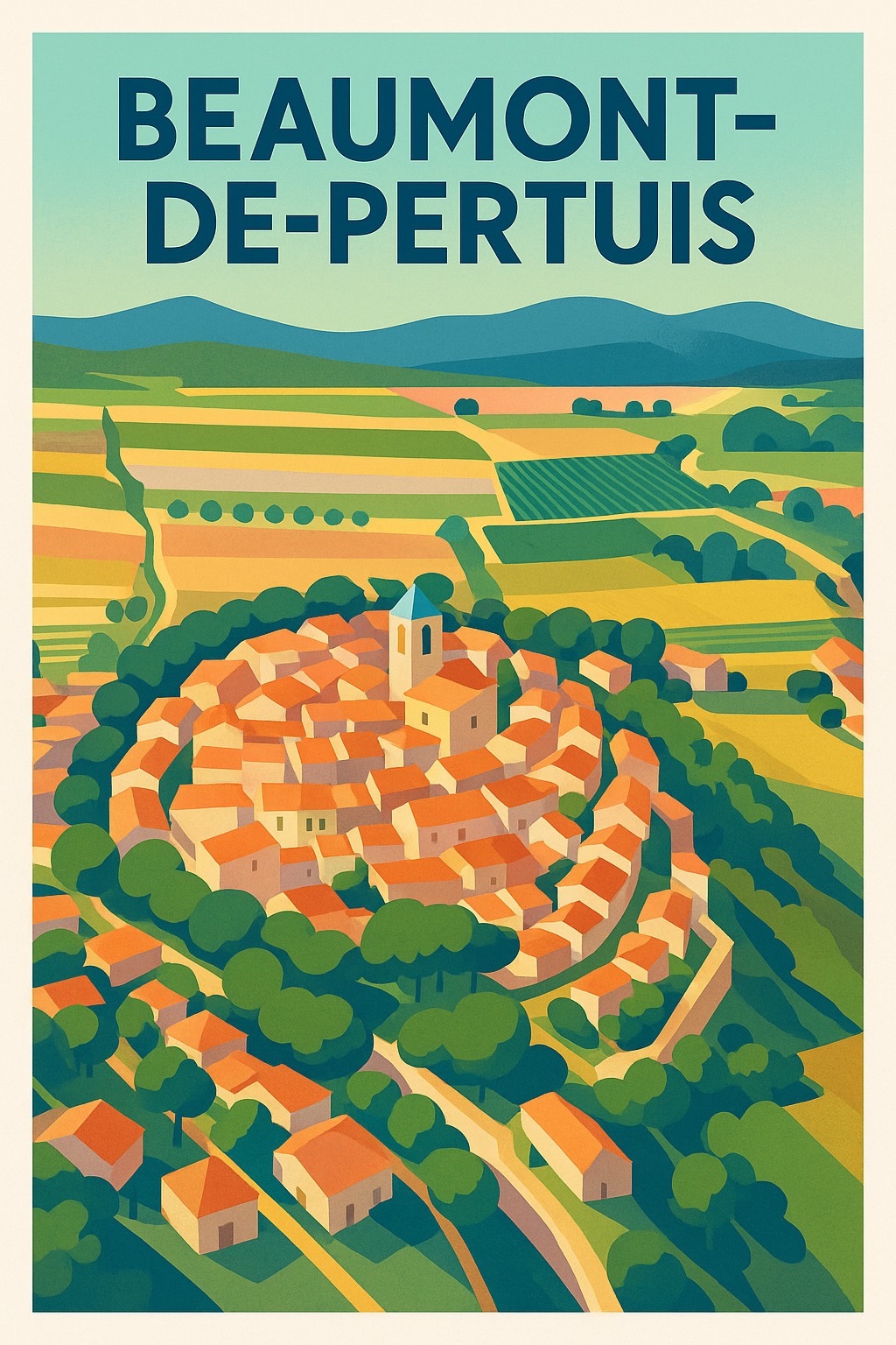 Affiche de Beaumont-de-Pertuis - Charme champêtre au cœur de la Provence