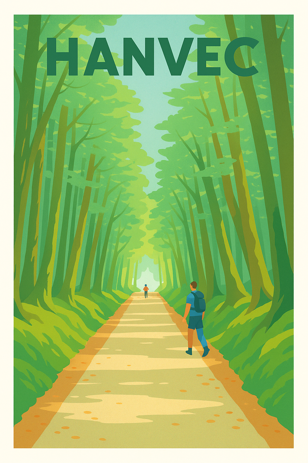 Affiche de Hanvec - Immersion au cœur de la nature bretonne