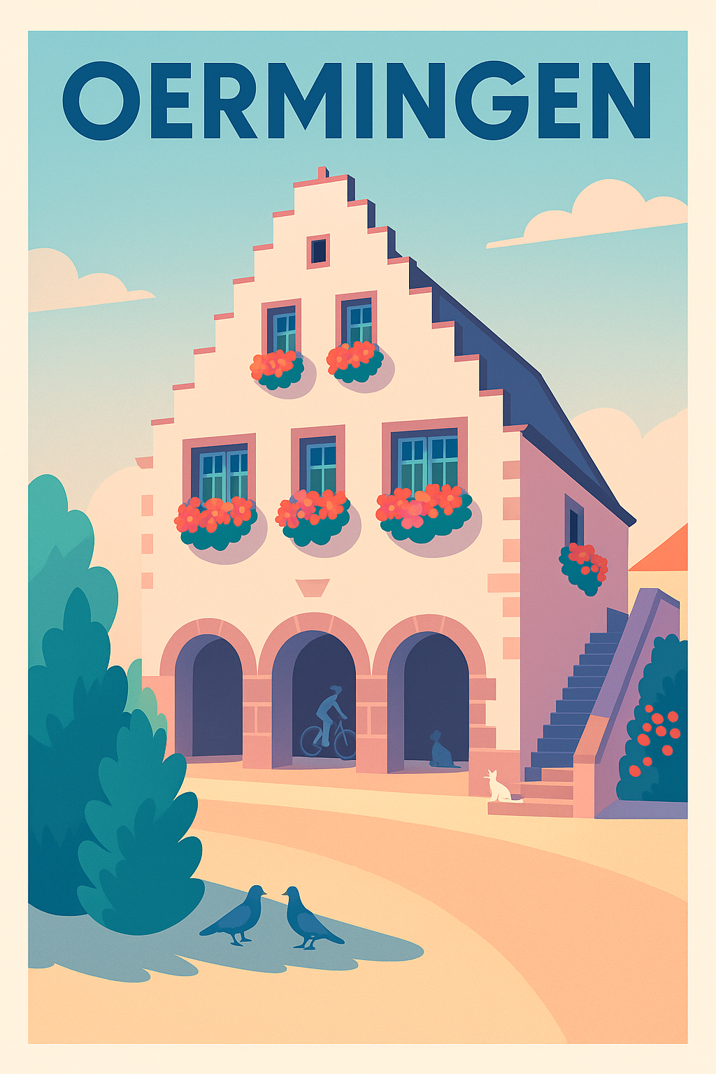 Affiche de Oermingen - Charme et douceur d'un village pittoresque
