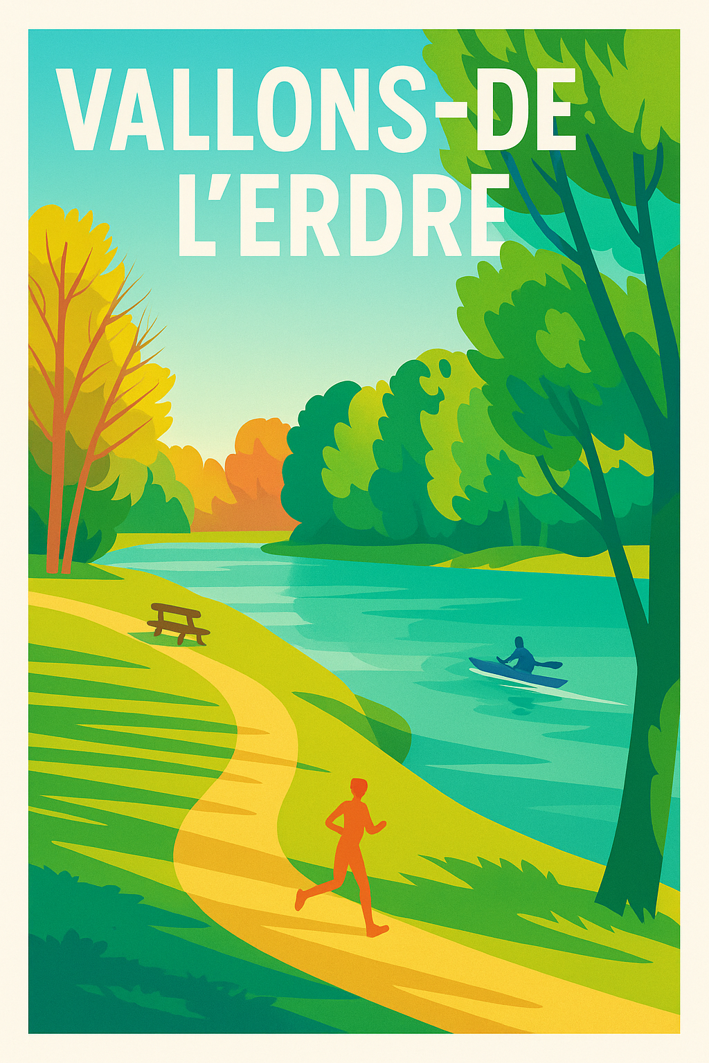 Affiche de Vallons-de-l'Erdre - Évasion nature au fil de l'eau