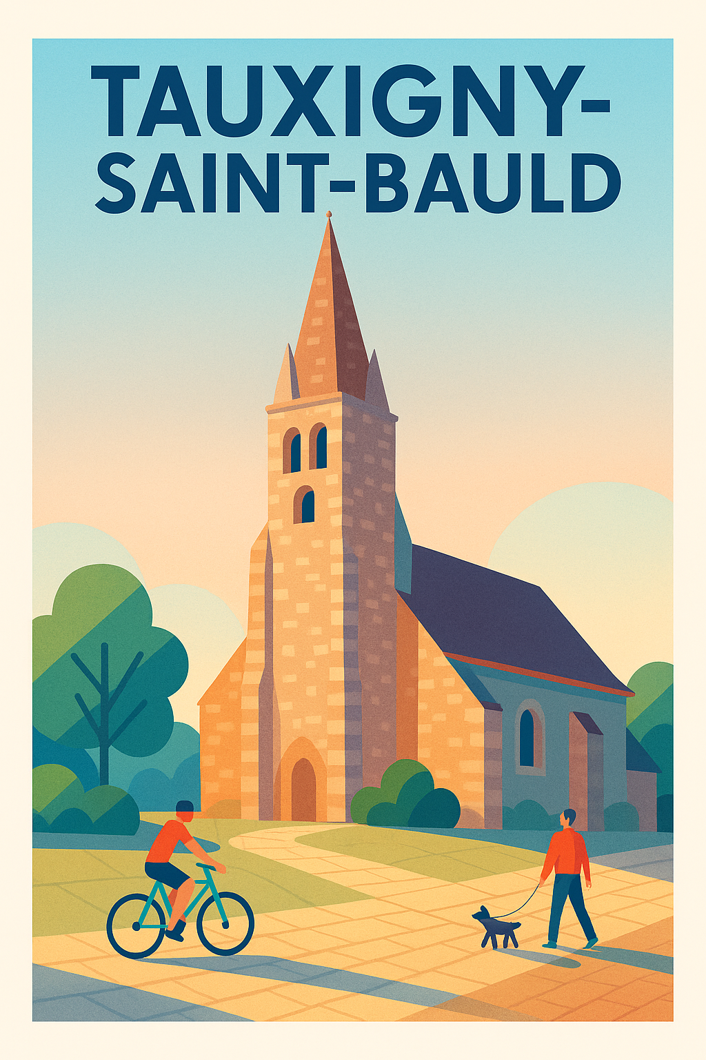Affiche de Tauxigny-Saint-Bauld - Charme et sérénité au cœur du patrimoine