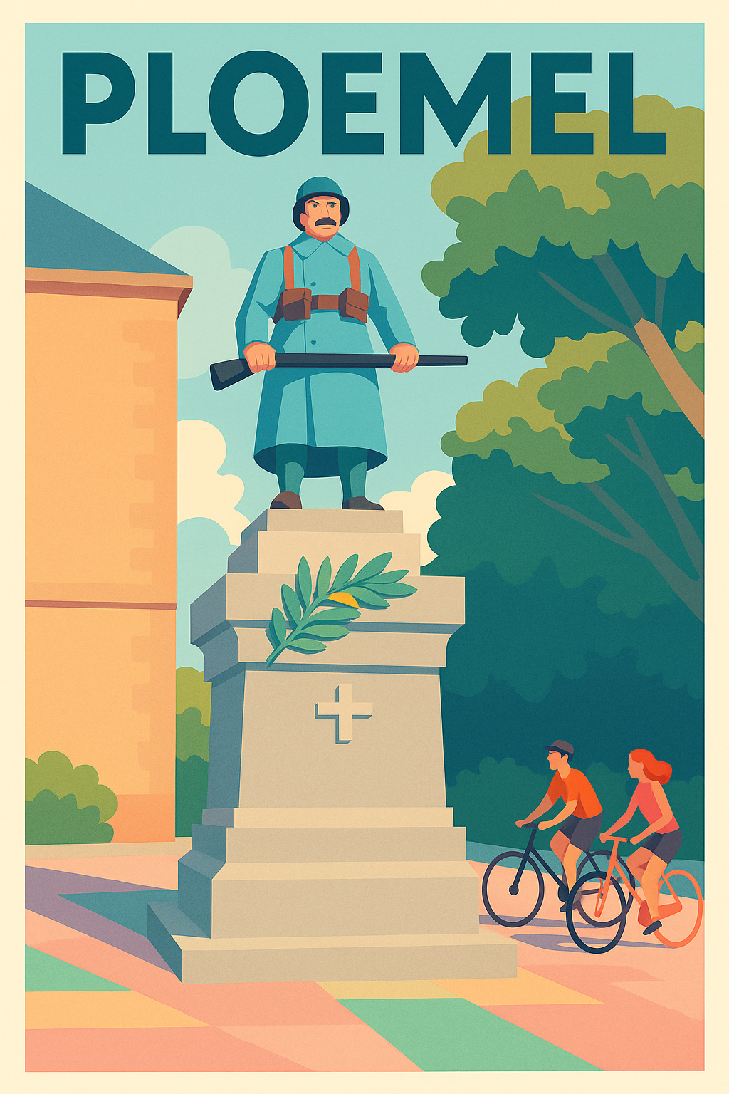Affiche de Ploemel - Un hommage vibrant au cœur de la ville