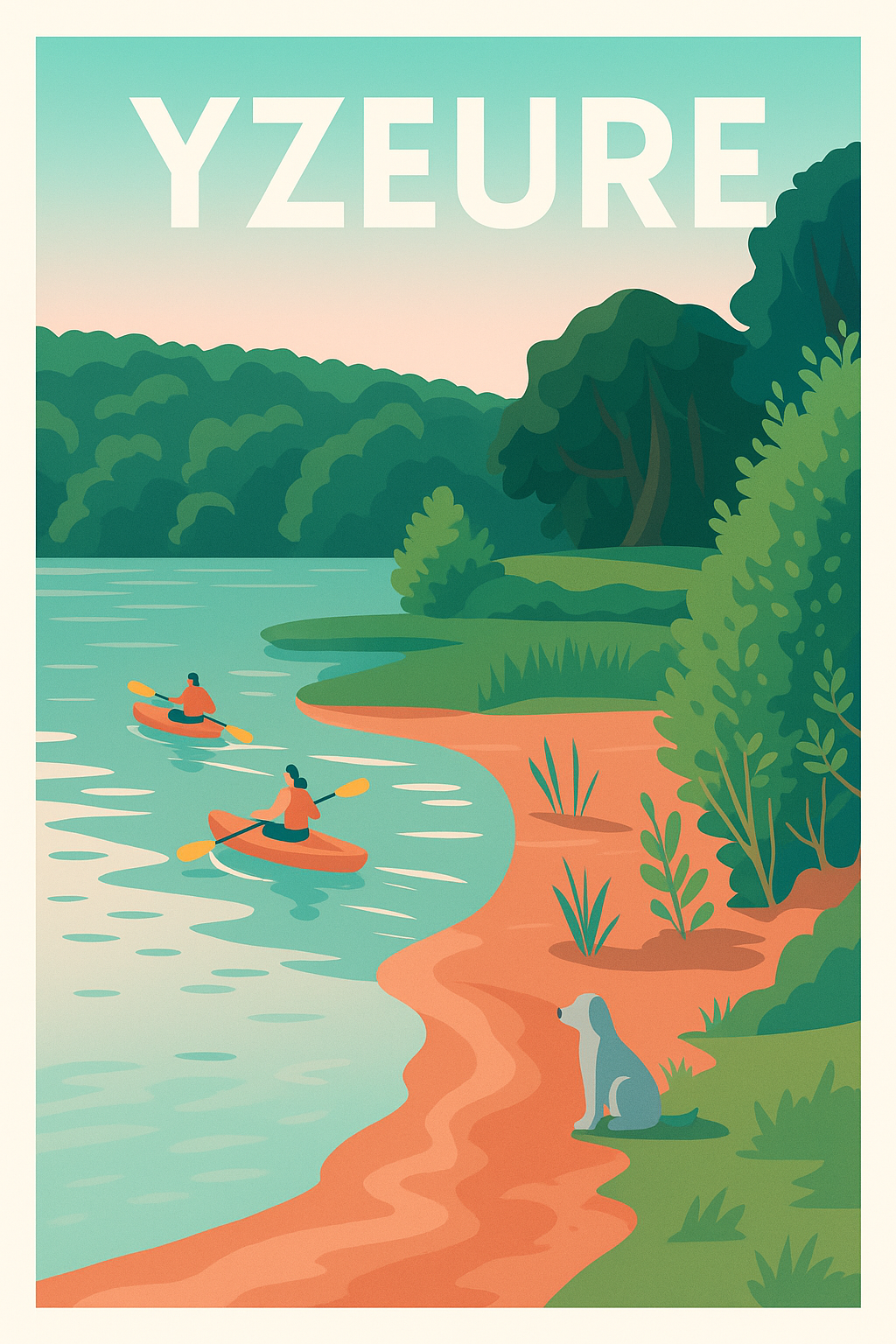 Affiche de Yzeure - Évasion nature au fil de l'eau