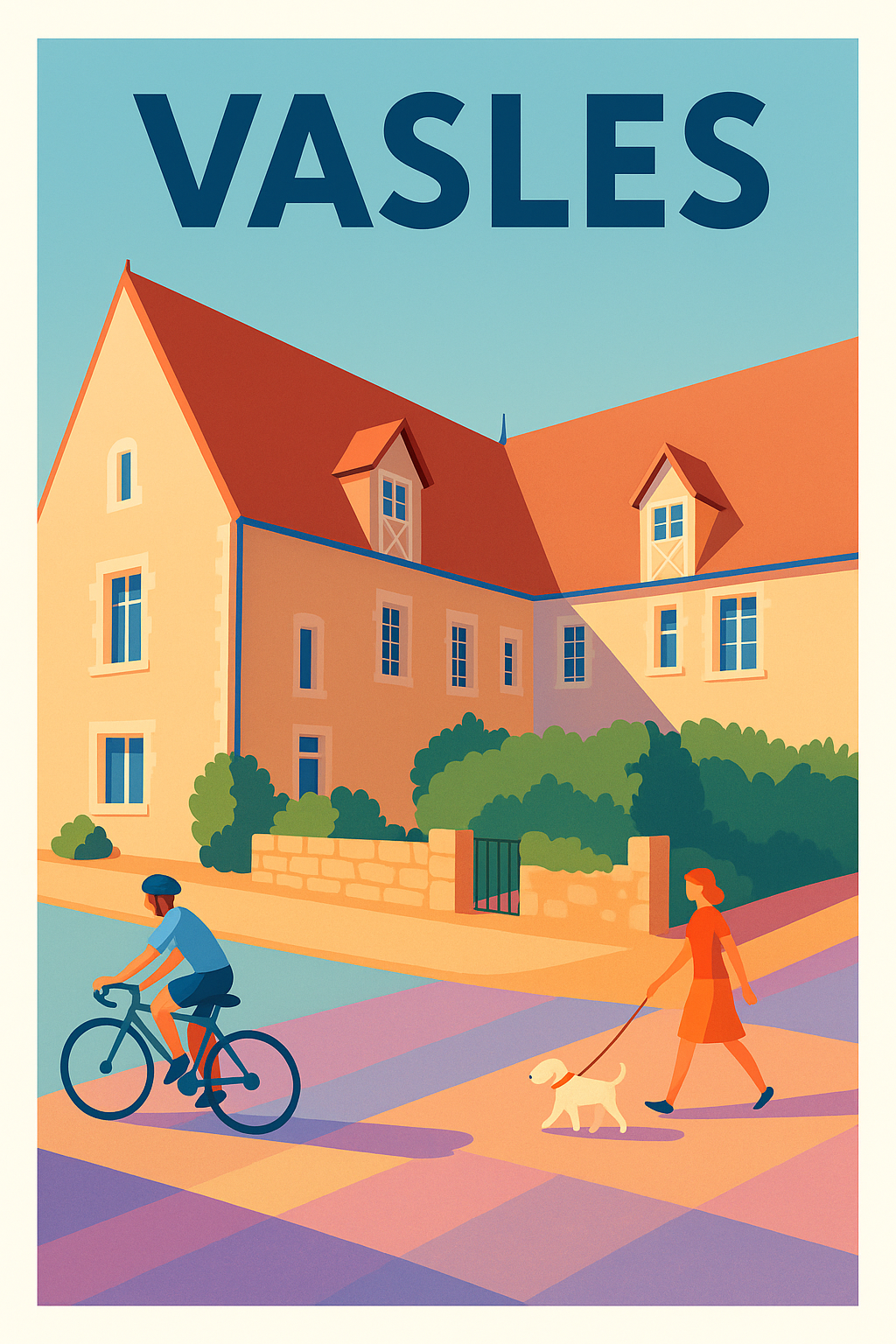 Affiche de Vasles - Charmante douceur de vie en Nouvelle-Aquitaine