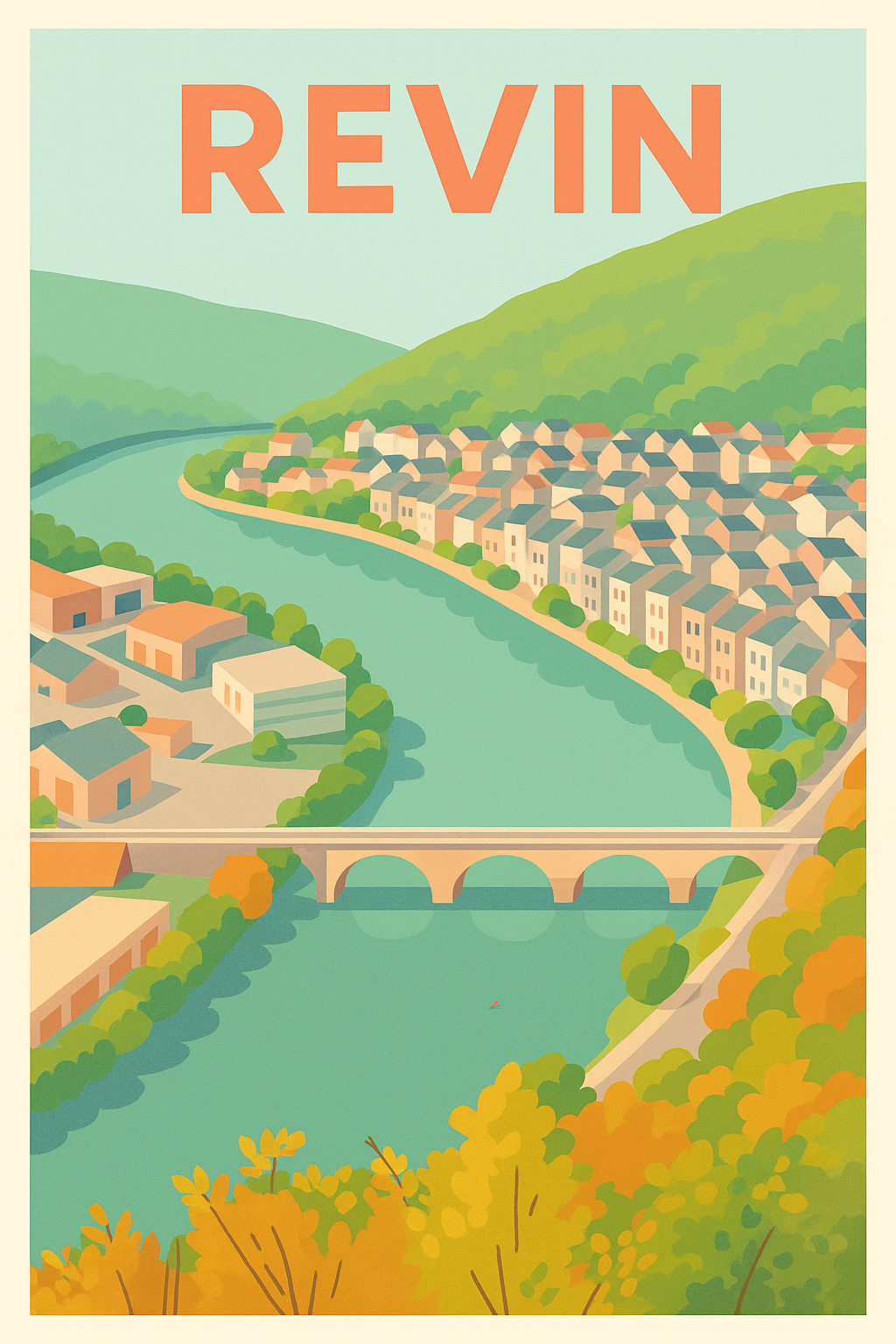 Affiche de Revin - Évasion bucolique au cœur des Ardennes