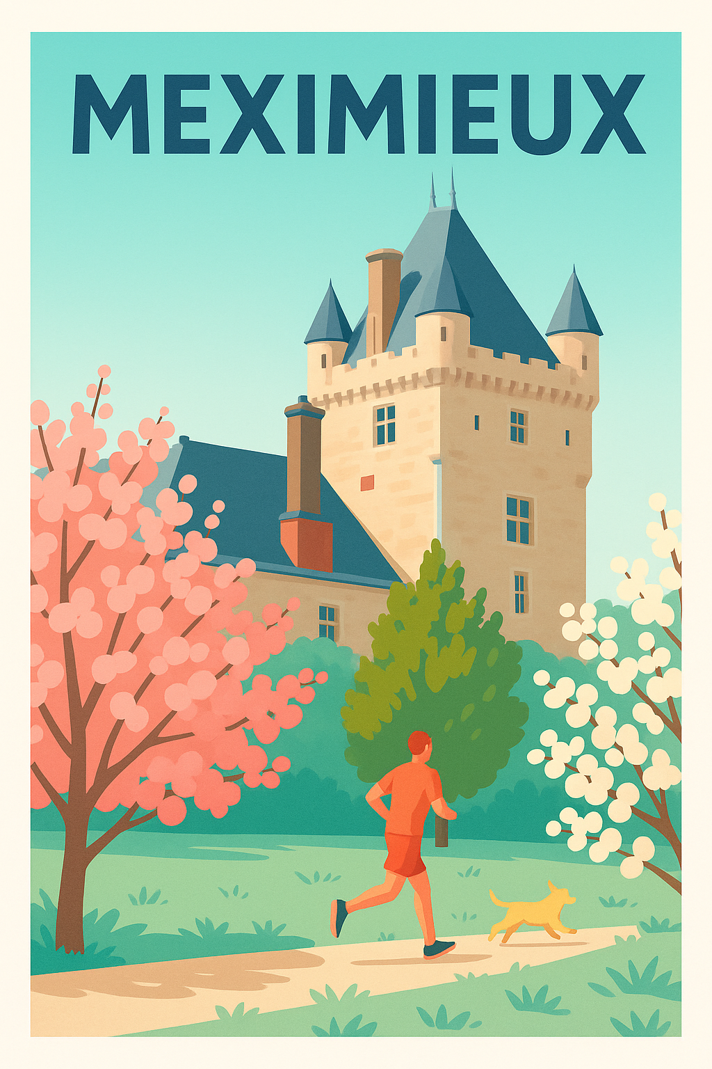 Affiche de Meximieux - Flânerie printanière au château