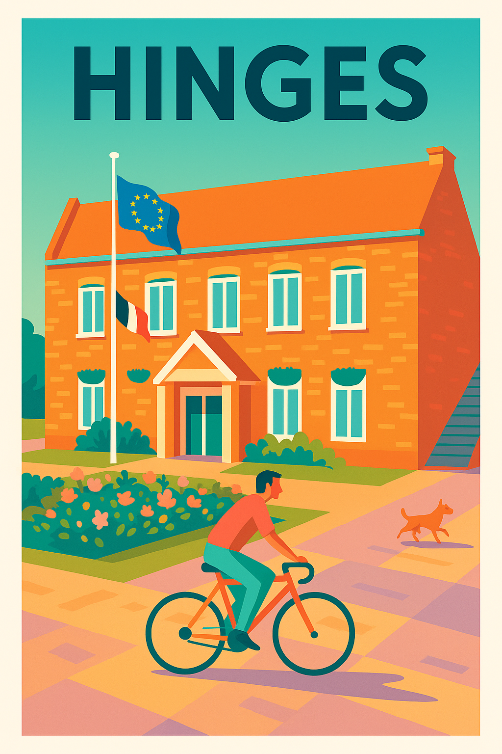 Affiche de Hinges - Un souffle de tranquillité au cœur de la vie locale
