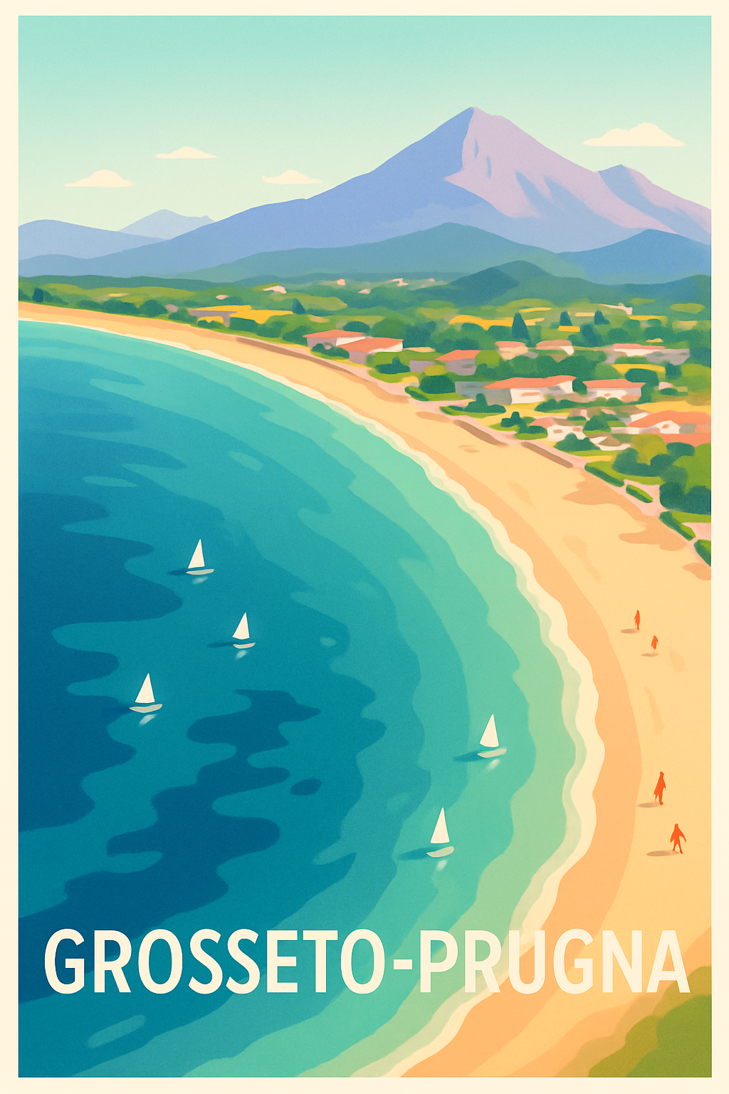 Affiche de Grosseto-Prugna - L'évasion entre mer et montagne