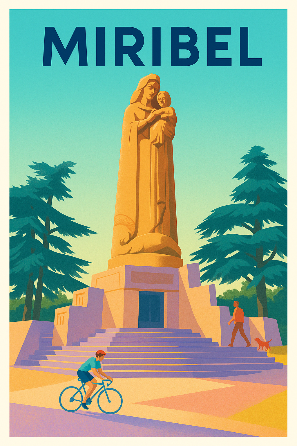 Affiche de Miribel - L'Esprit Paisible au Coeur de la Nature