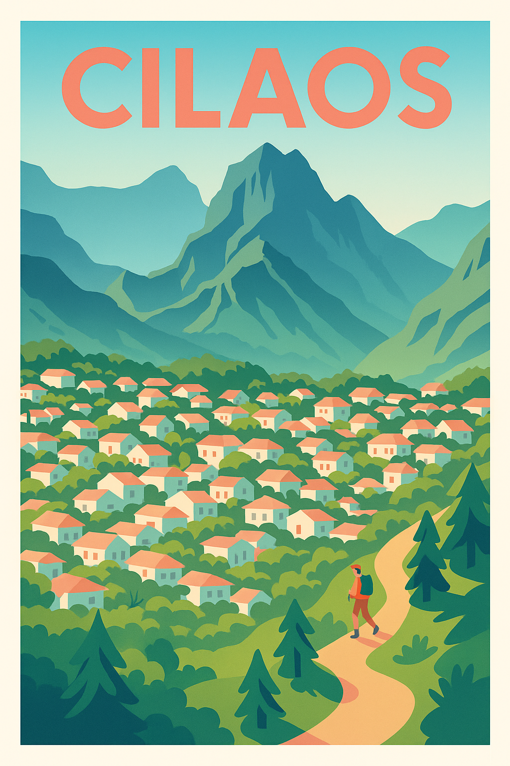 Affiche de Cilaos - Échappée belle au cœur des montagnes réunionnaises