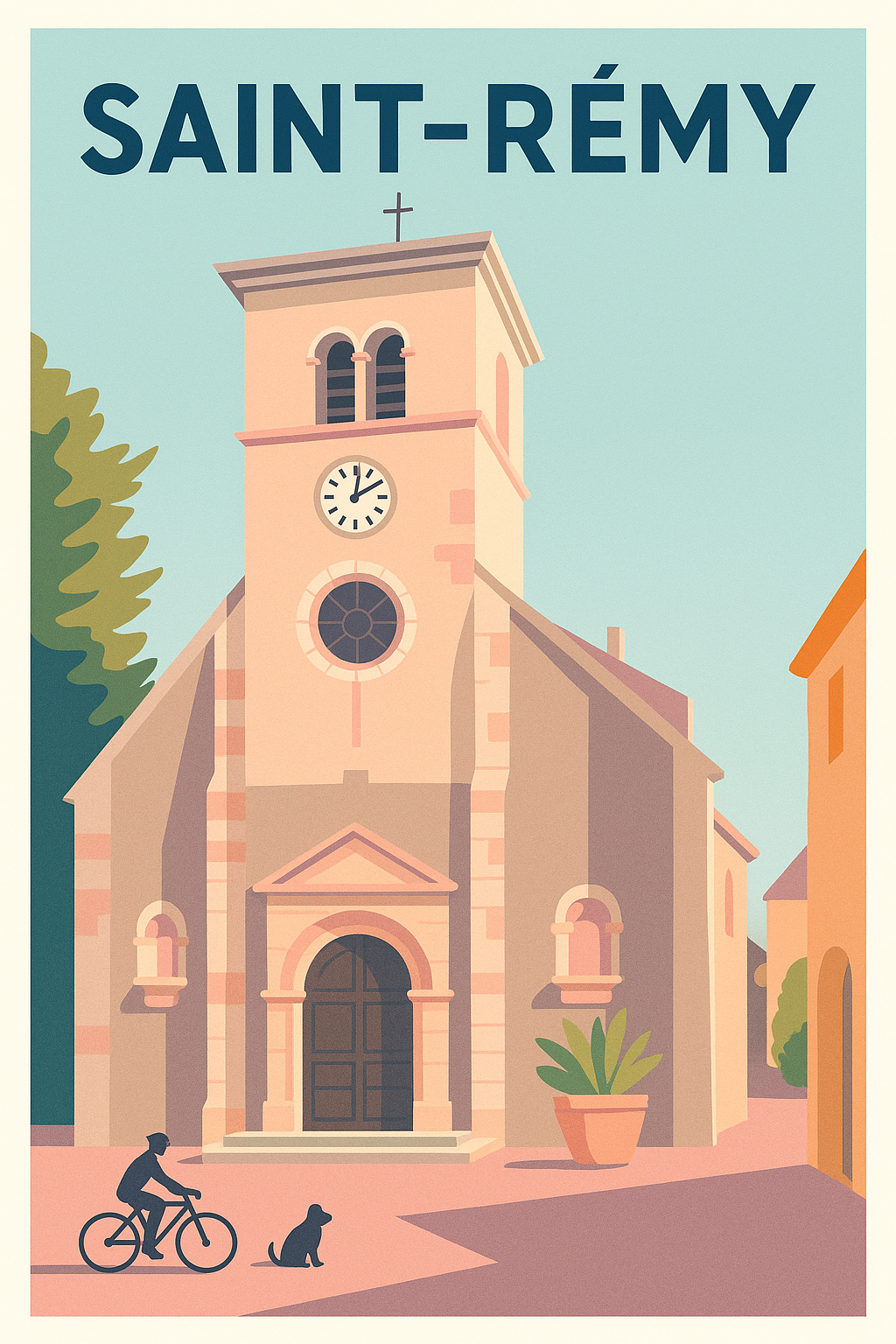 Affiche de Saint-Rémy - Charme intemporel au cœur de la Provence