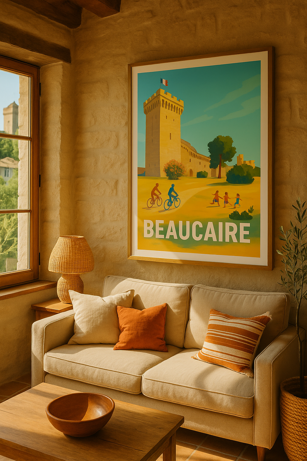 Affiche Beaucaire - Joyeux moments au cœur du patrimoine - Afich